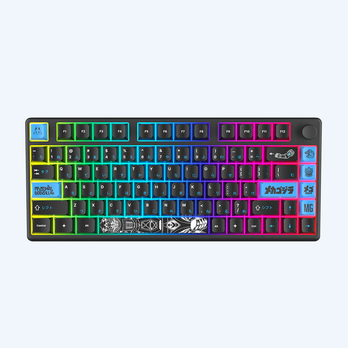 Arbiter Studio Godzilla Collection: Mechagodzilla Polar 75+ Black Gaming Keyboard - Image 2