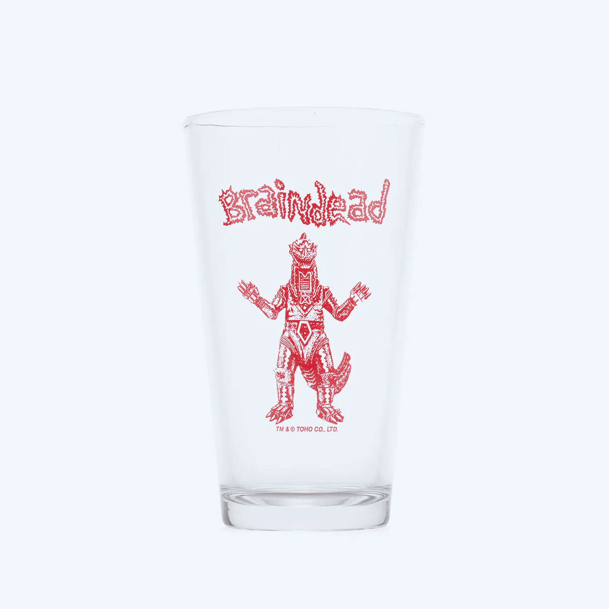 Brain Dead x Godzilla Pint Glass