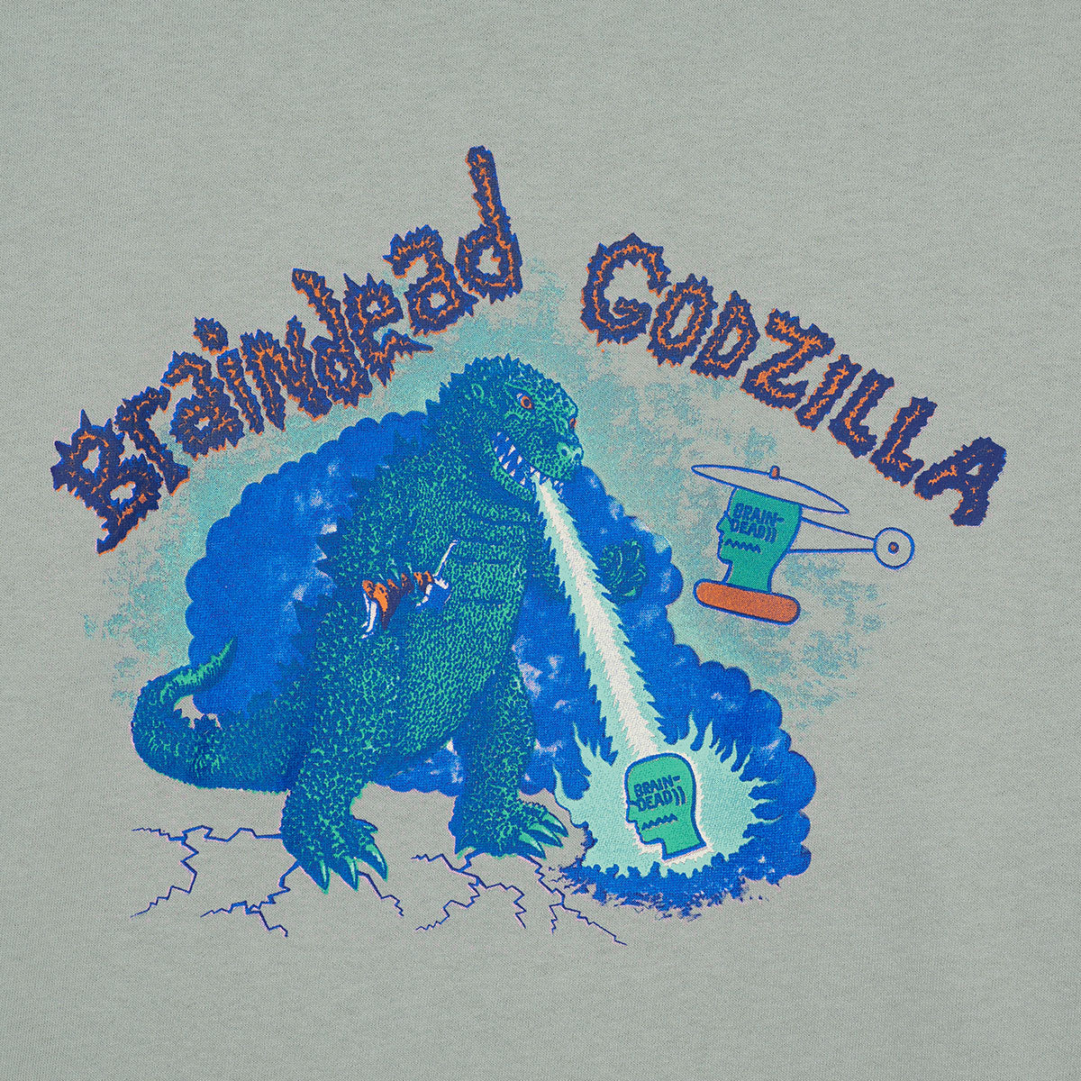 Brain Dead x Godzilla Ringer Tee - Image 3