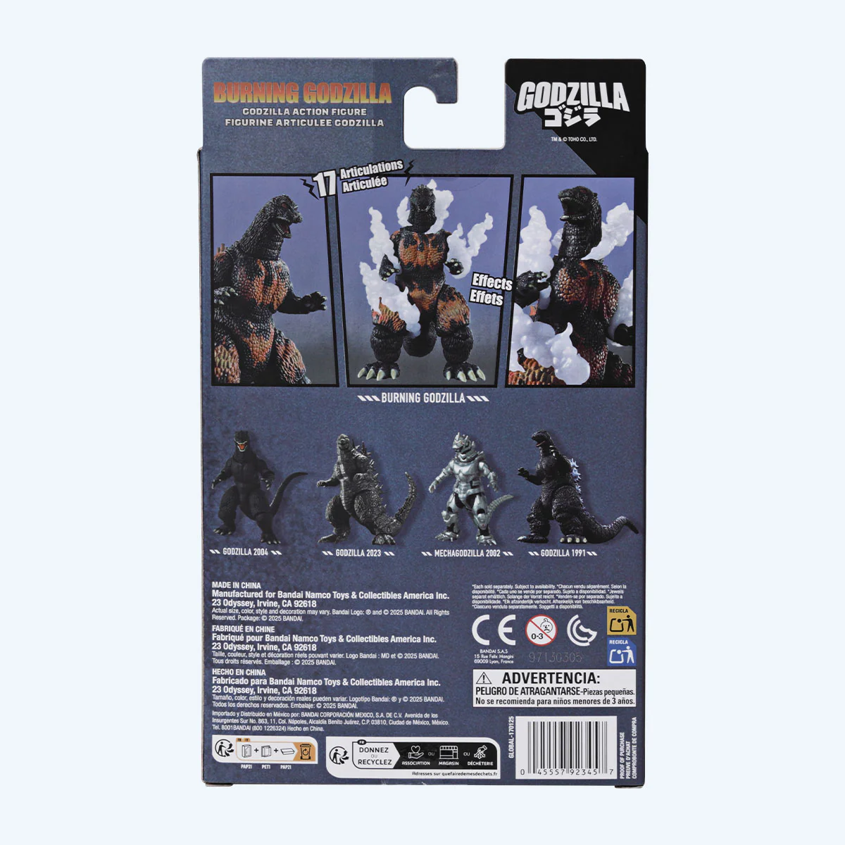 "Burning" Godzilla (1995) 6" Bandai Action Figure - Image 7
