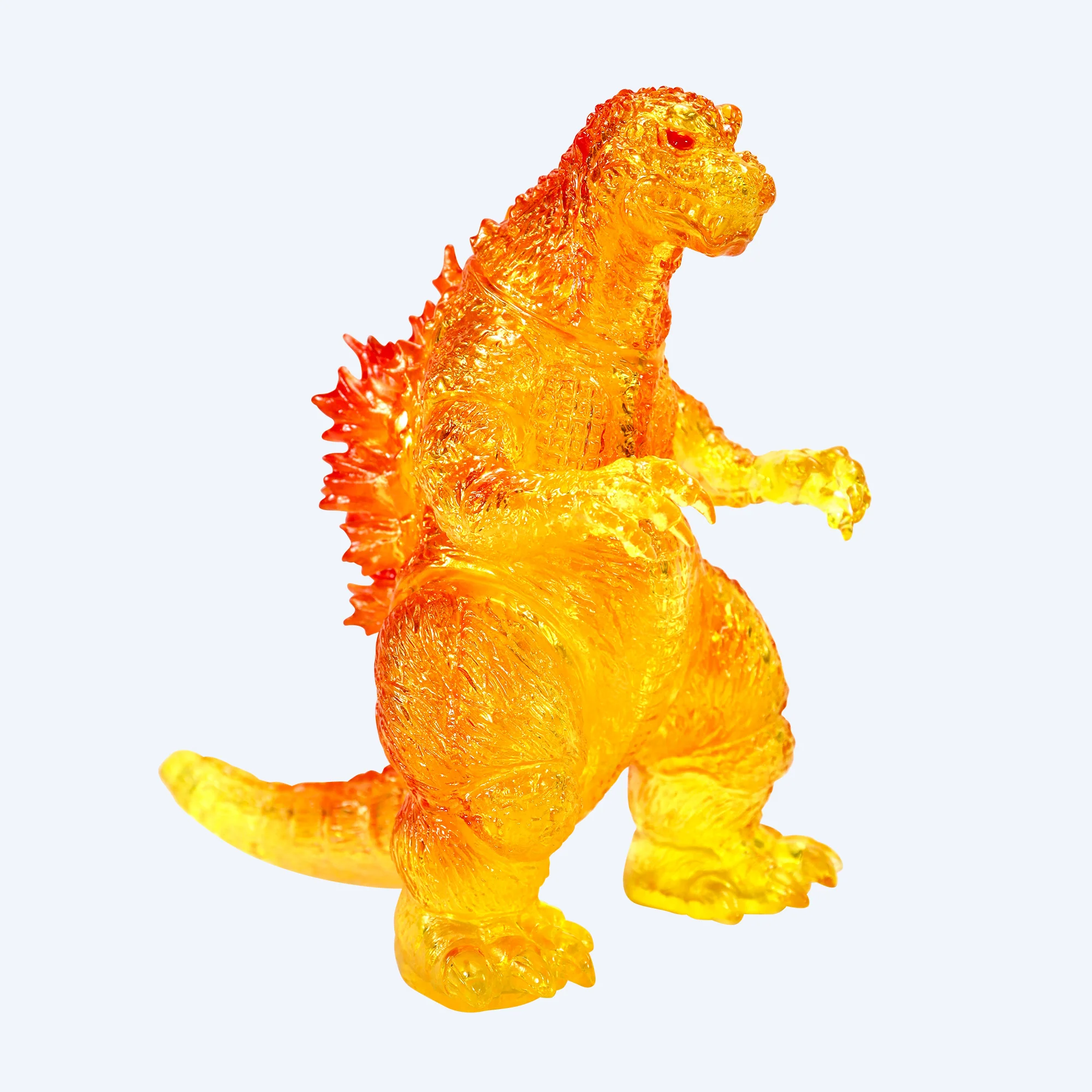 CCP Middle Size Series Godzilla EX [Vol. 4] Godzilla (2001) Clear Orange Ver. Figure - Image 2