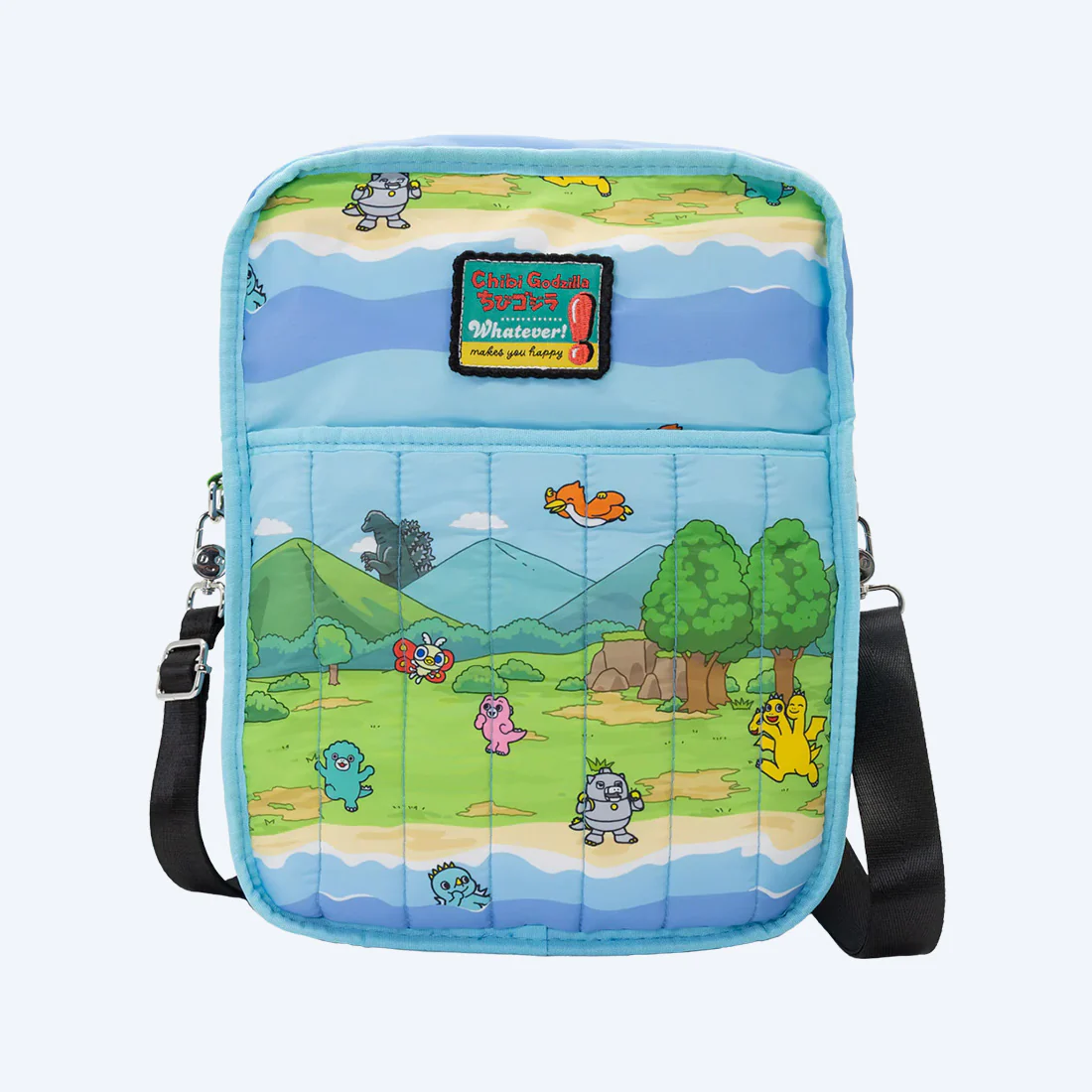 Chibi Godzilla Raids Again Reversible Crossbody Bag - Image 8