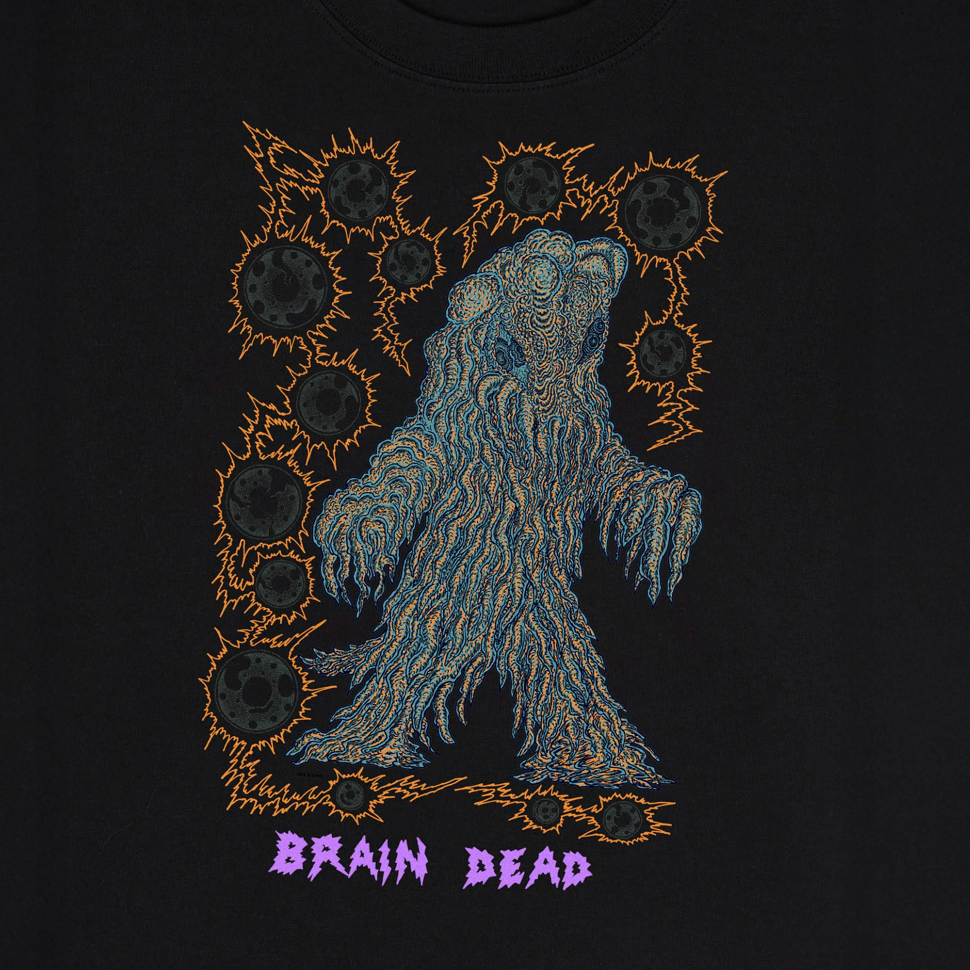 Exclusive Brain Dead x Godzilla Hedorah T-shirt - Black Variant - Image 2