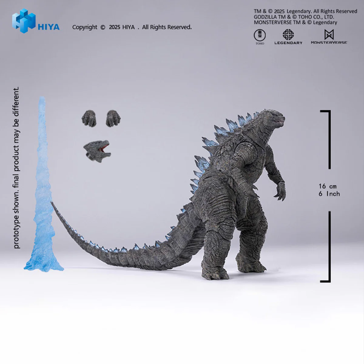 HIYA EXQ Basic Godzilla (2014) Translucent Figure - Image 5