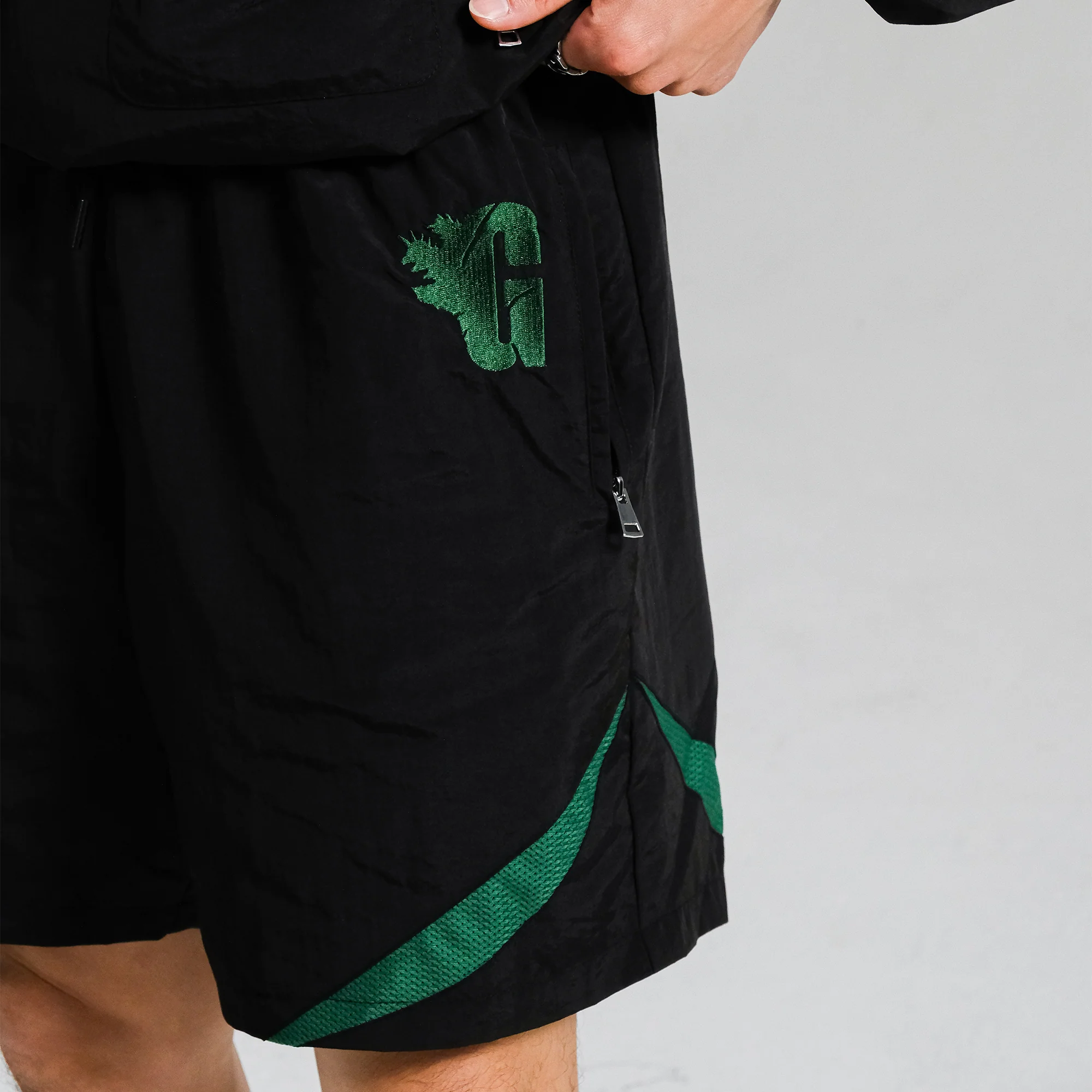 Godzilla Essential Track Short – Green and Black Edition - Image 6