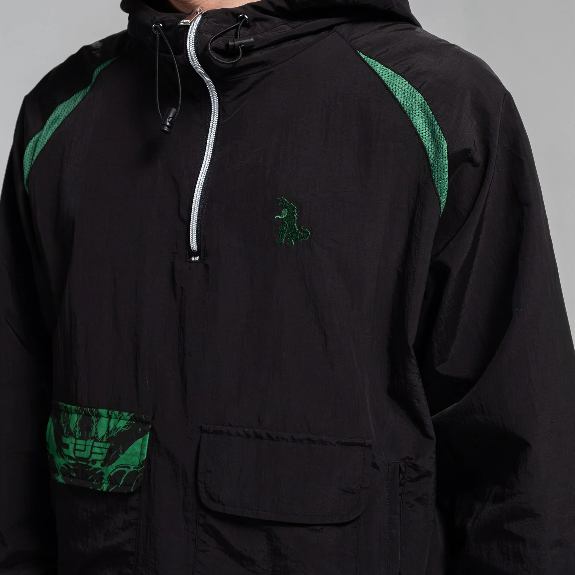 Godzilla Essential Track Suit – Green and Black Edition - Image 4