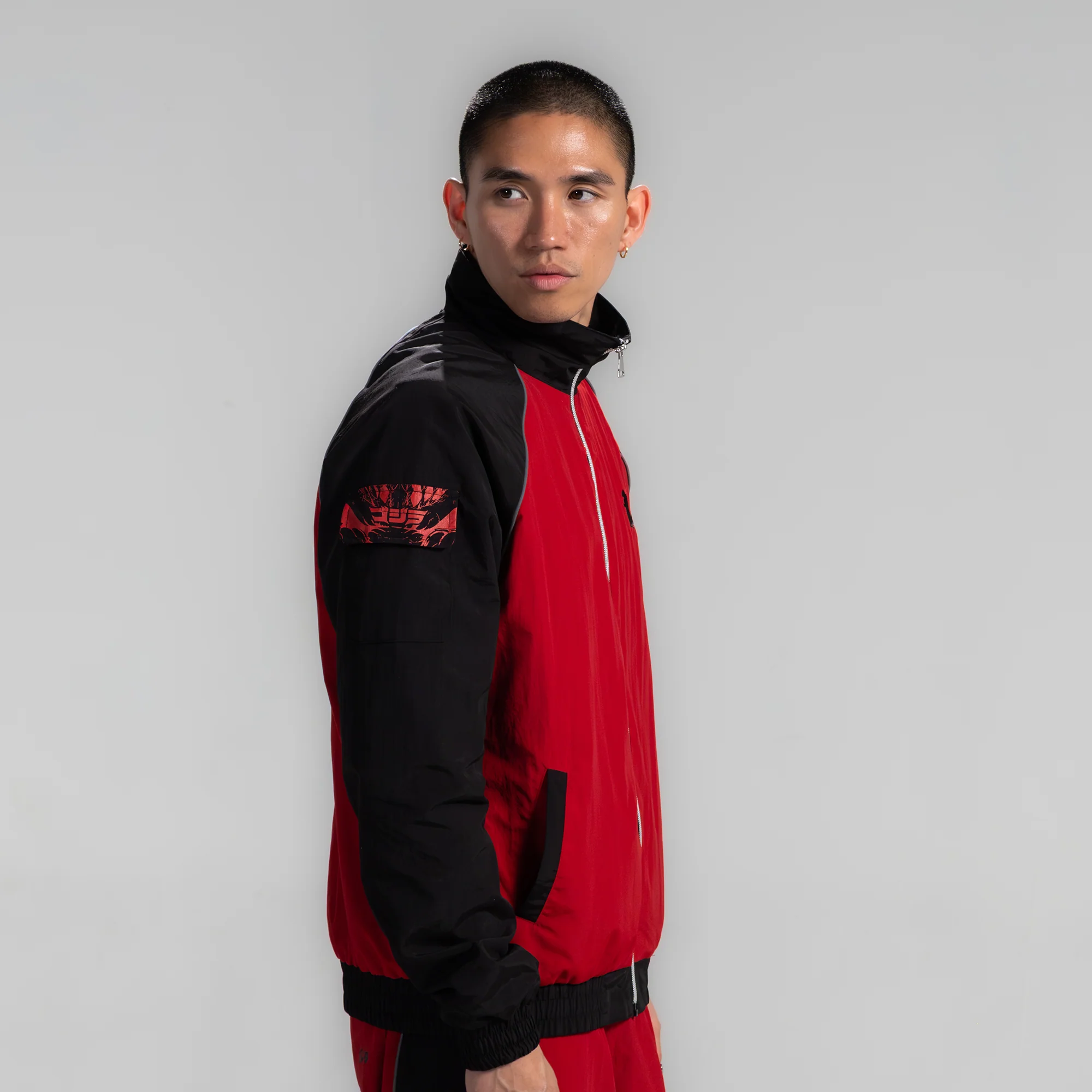 Godzilla Essential Track Jacket – Red and Black Edition - Image 8