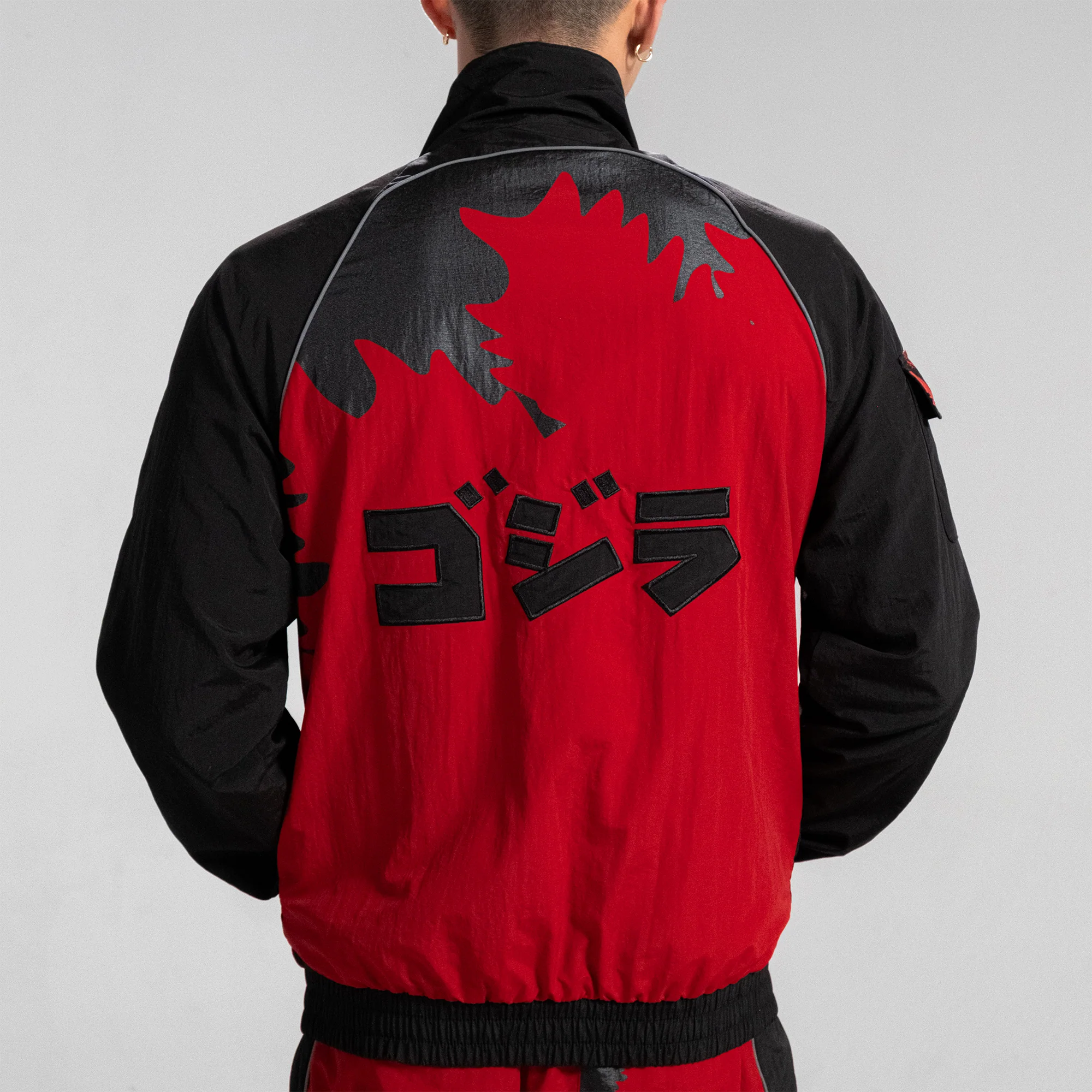 Godzilla Essential Track Jacket – Red and Black Edition - Image 9