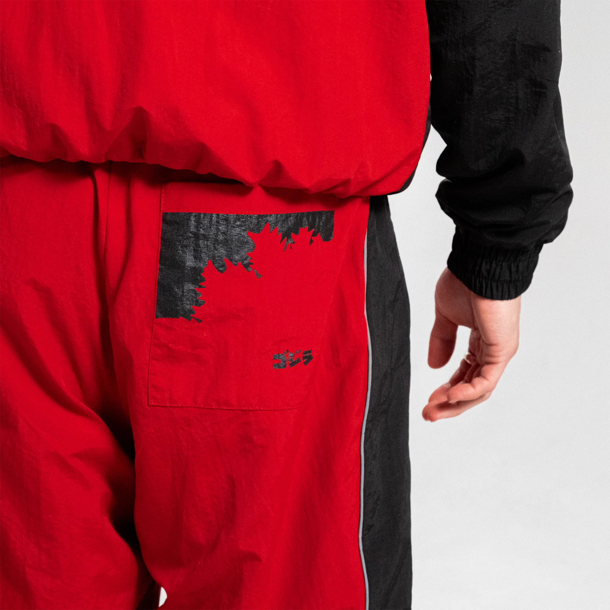 Godzilla Essential Track Pant β Red and Black Edition - Image 9