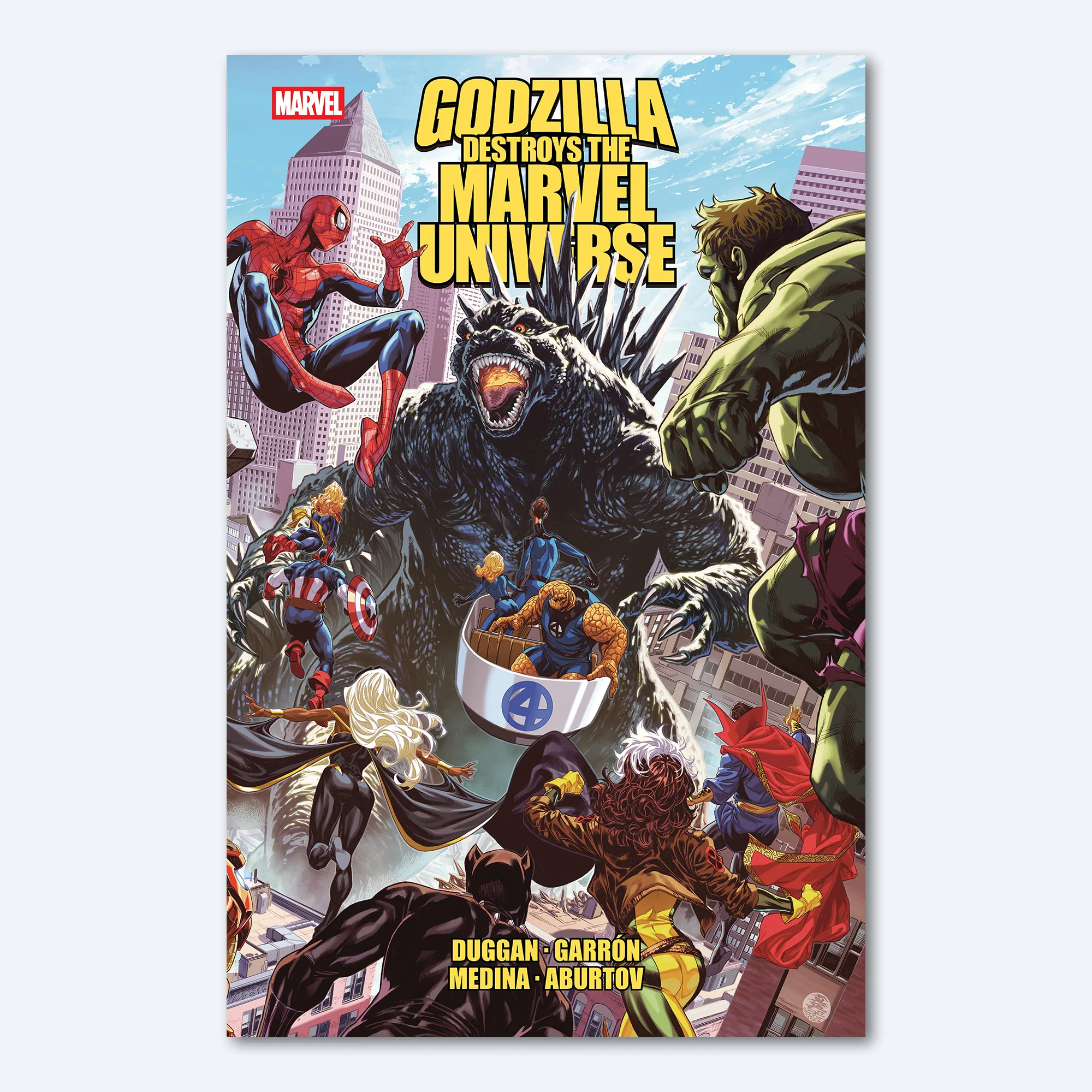 Godzilla Destroys the Marvel Universe Paperback