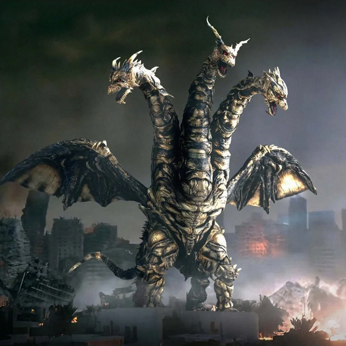 HIYA Godzilla: Final Wars 2004 Keizer Ghidorah EXQ Basic Series Action Figure - Image 7