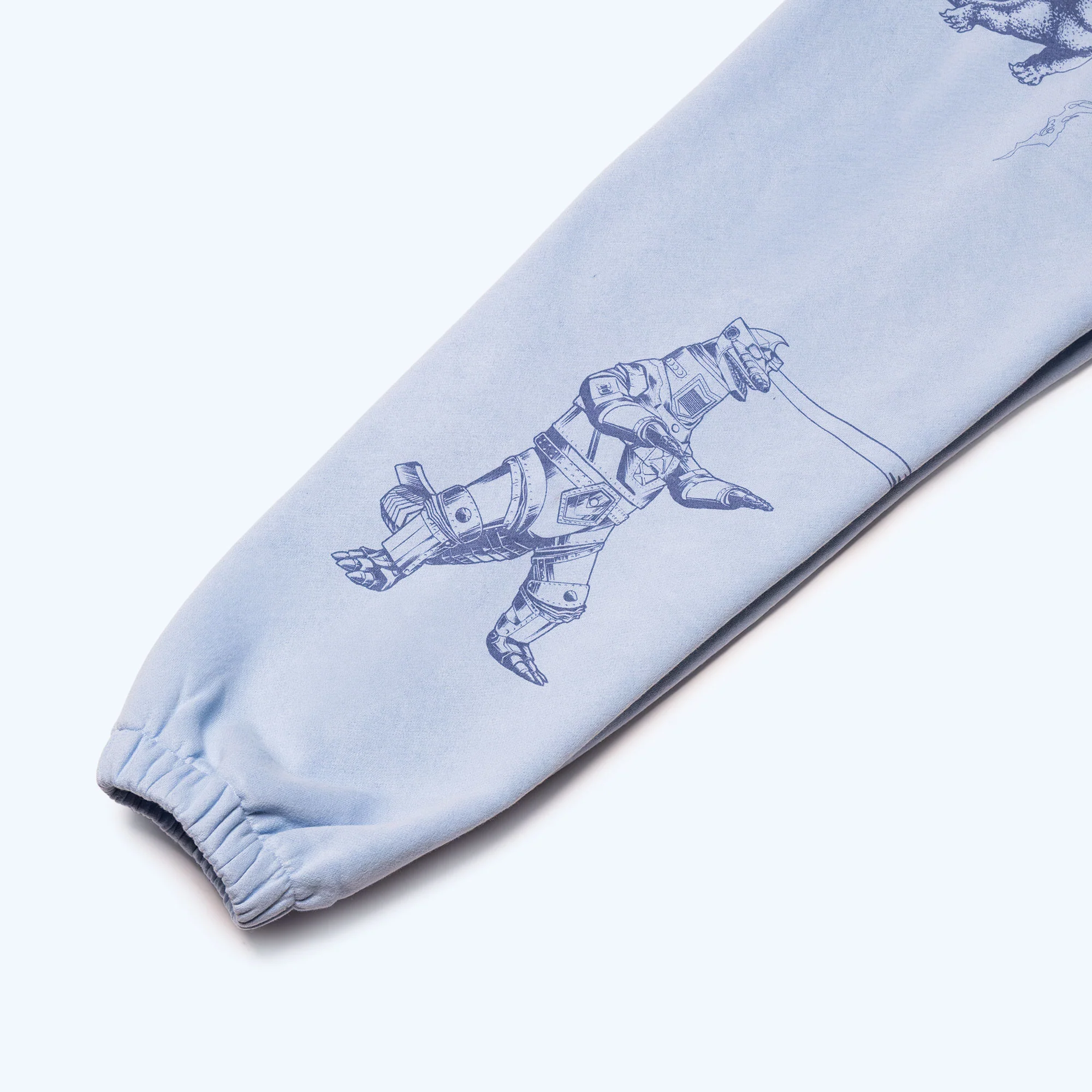 Godzilla Kaiju Print Sweatpants - Blue - Image 6