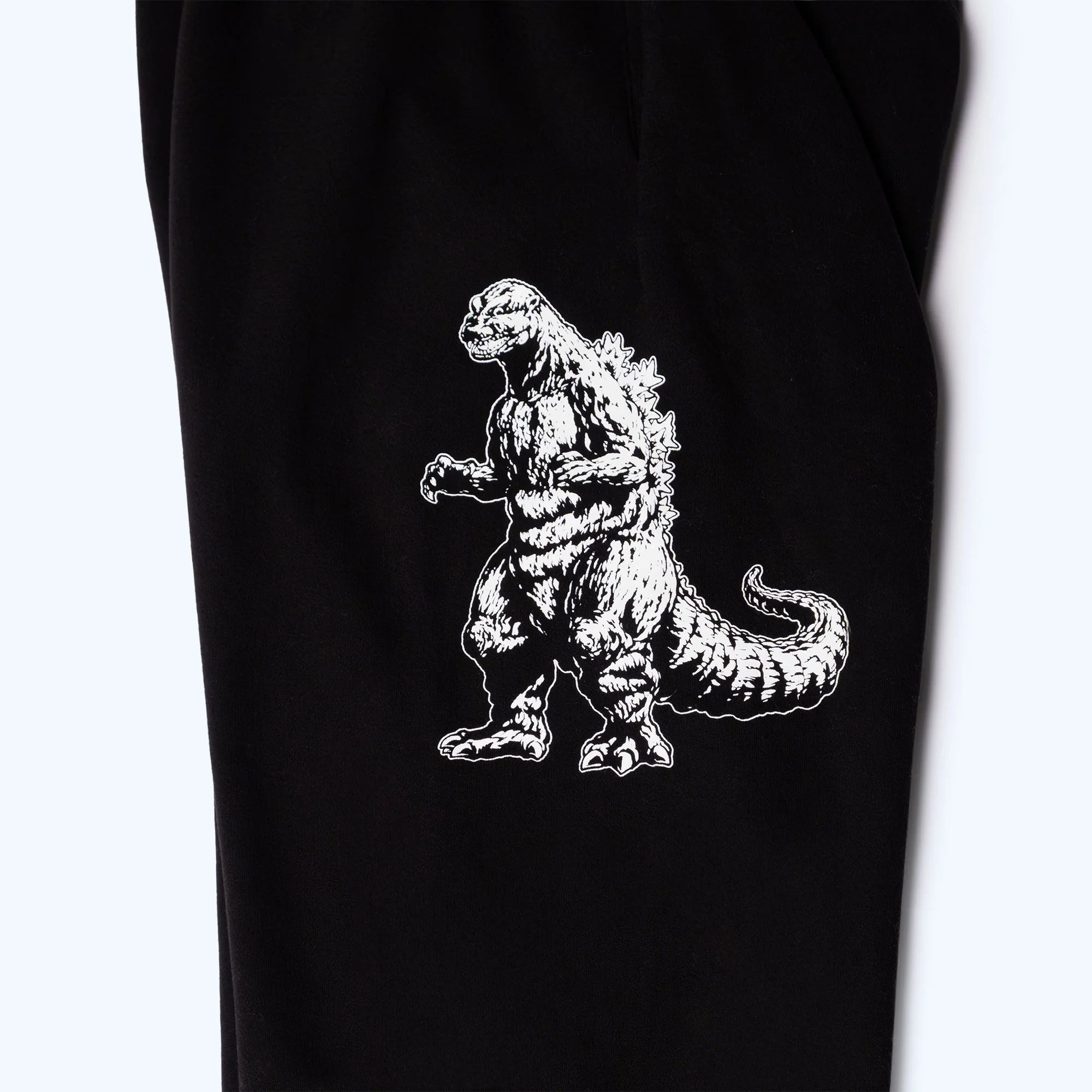Godzilla Kaiju Print Sweatsuit Set - Black - Image 8