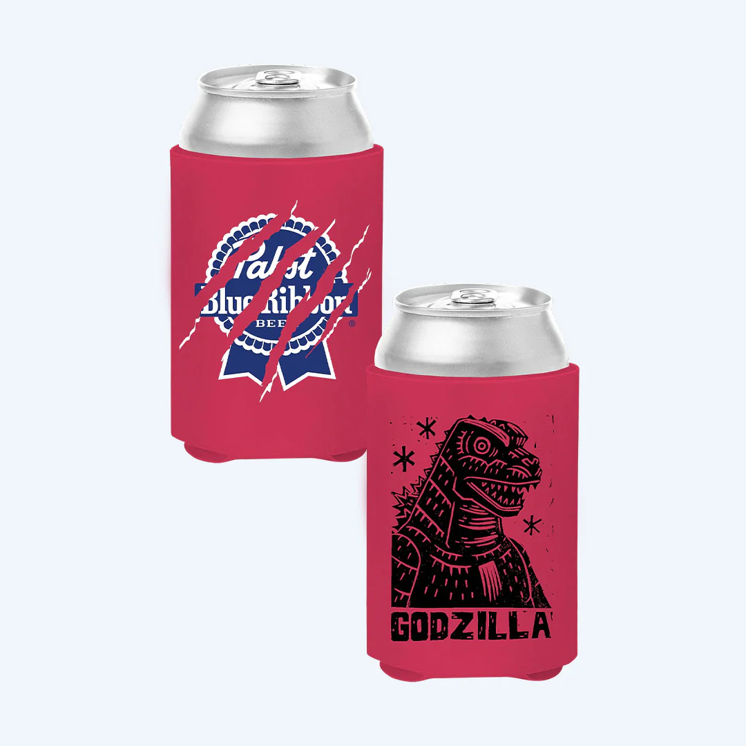 Godzilla x PBR Portrait Koozie - Image 3
