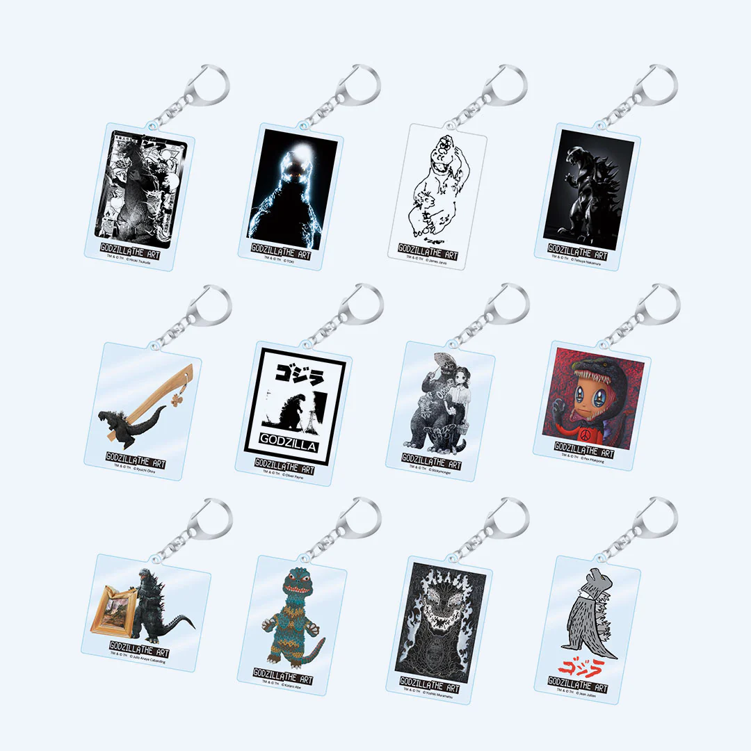 Godzilla the Art Acrylic Keyring Blind Bag