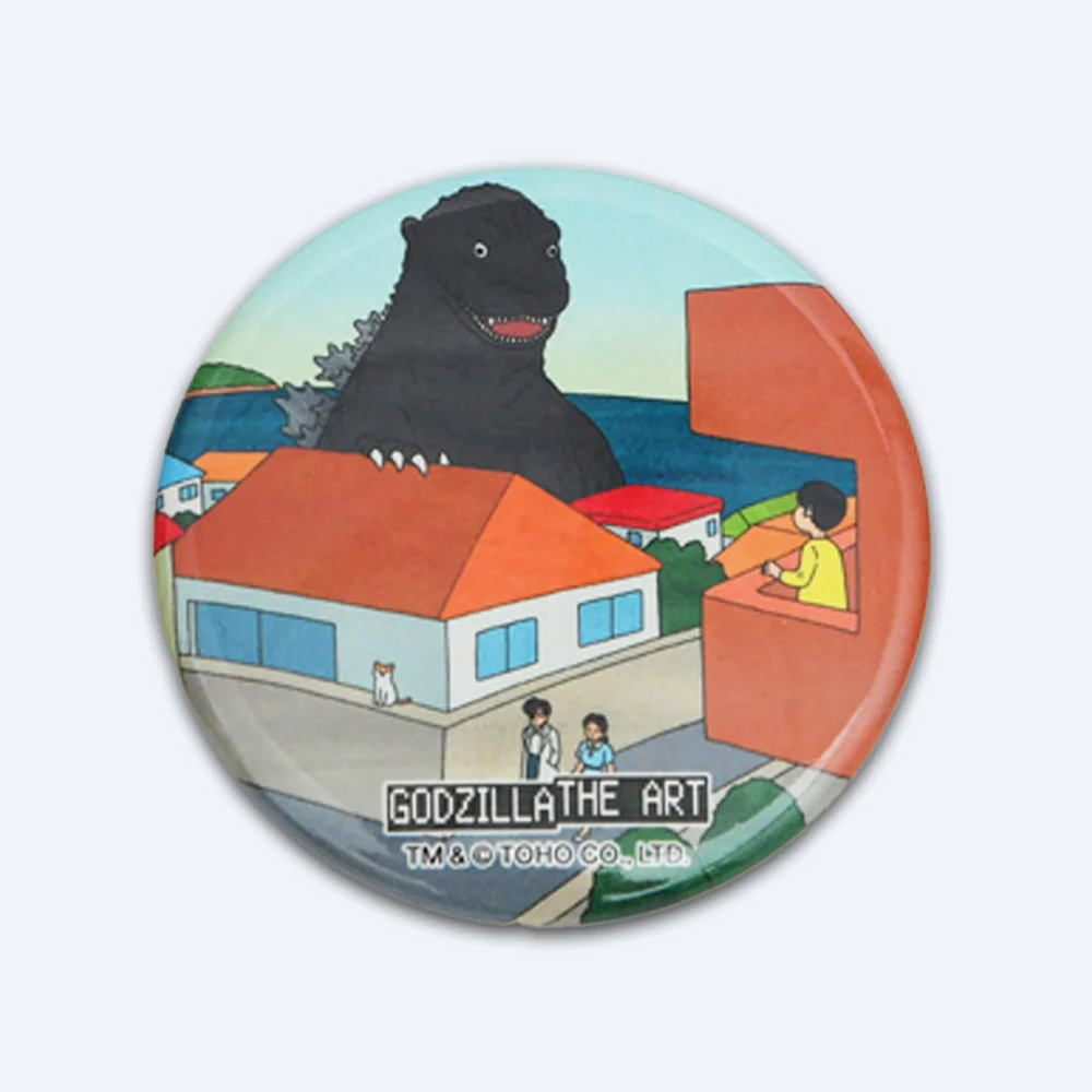 Godzilla the Art Pin Badge House - Image 2