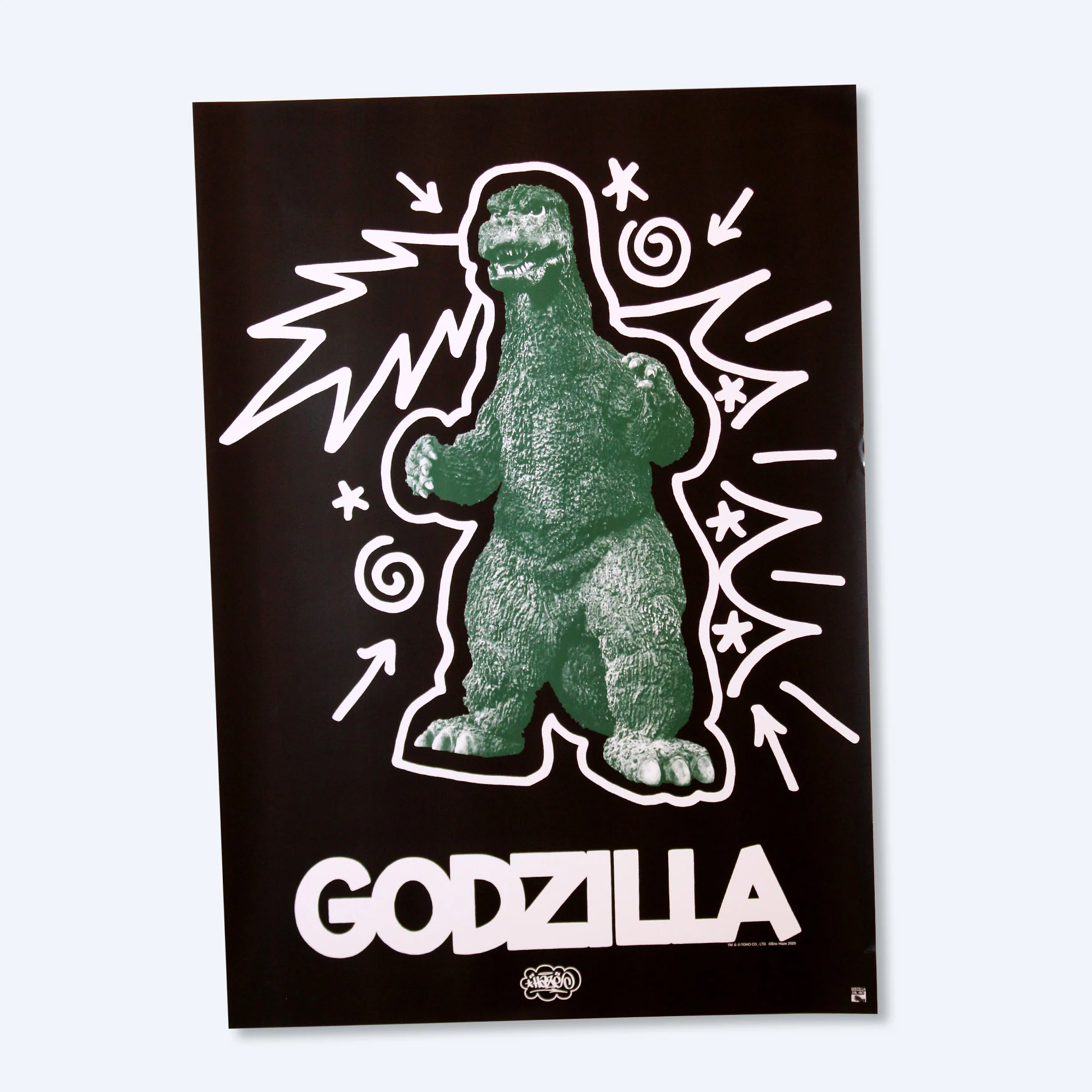Godzilla the Art Eric Haze Godzilla 1975 Poster