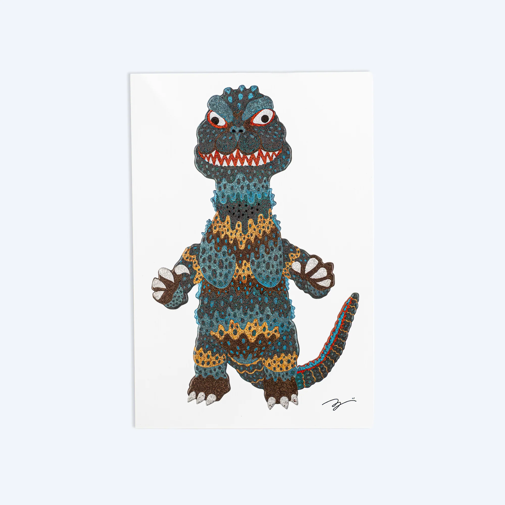 Godzilla the Art Kotaro Abe Postcard