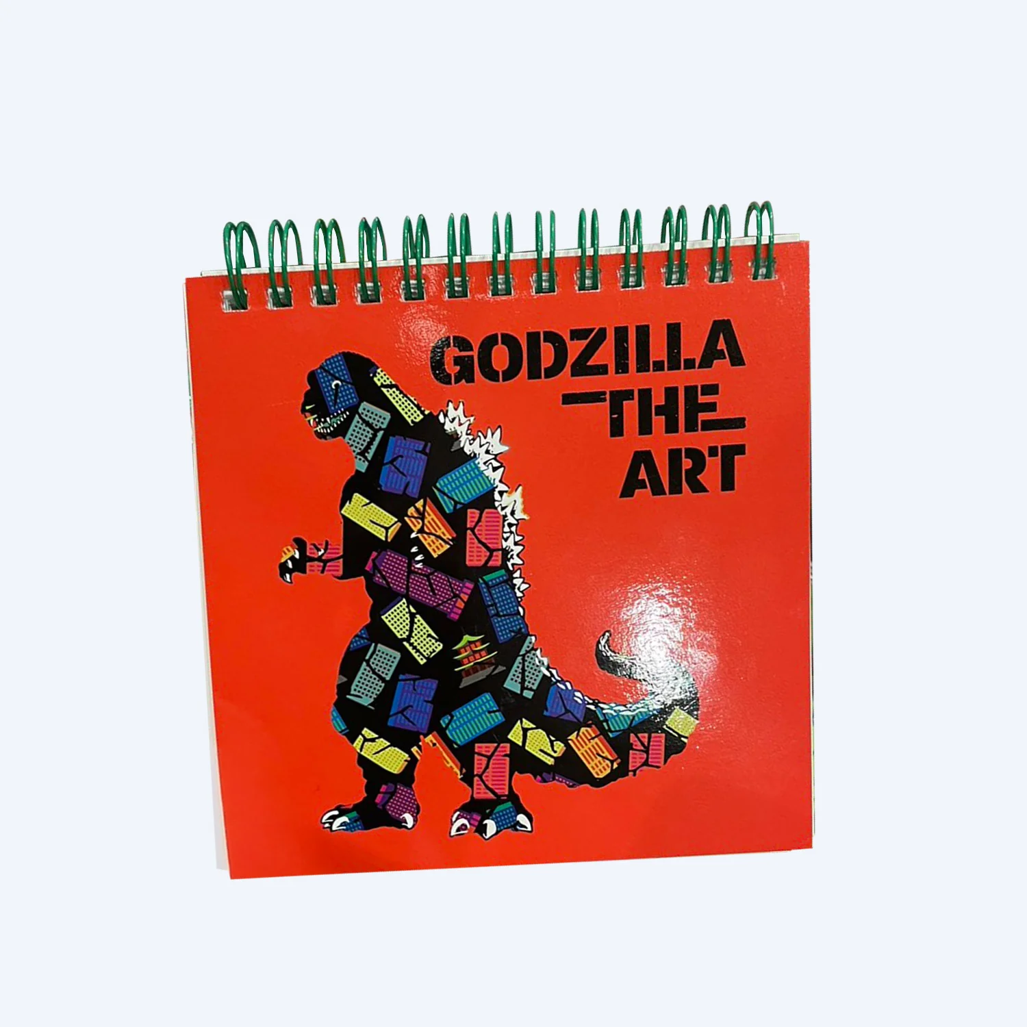 Godzilla the Art Orange W-Ring Notebook