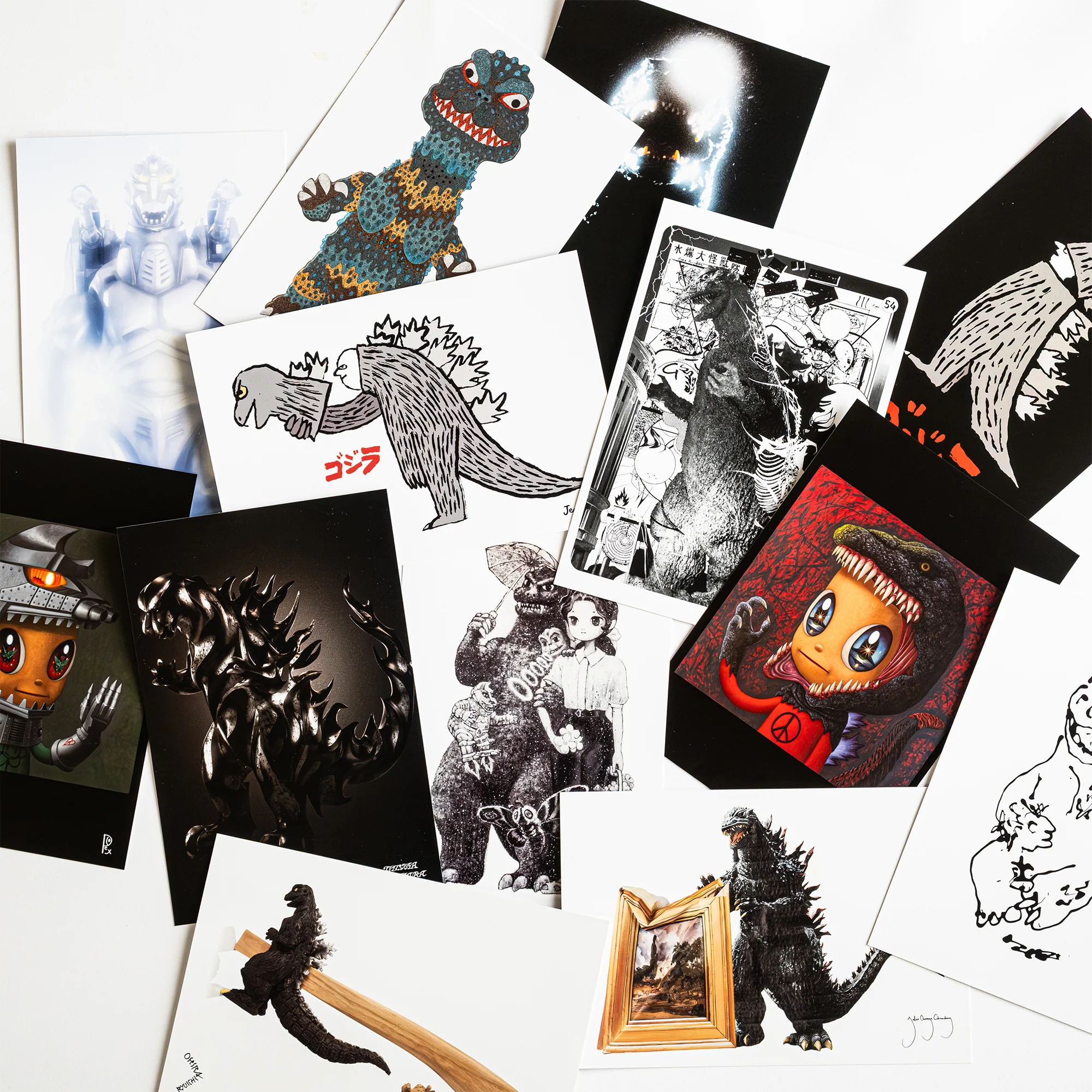Godzilla the Art Postcard Set 13PK - Image 2