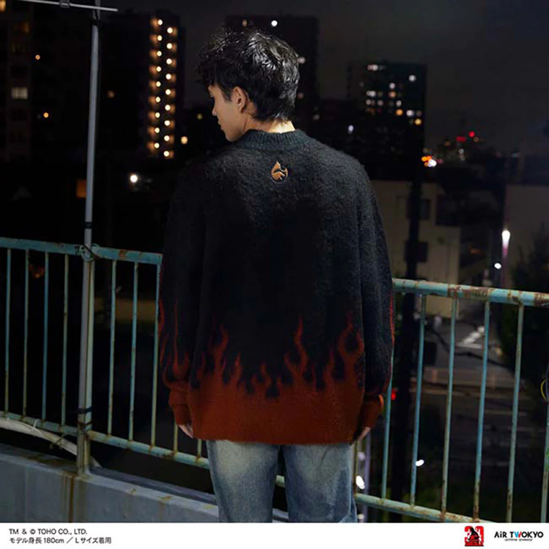 Godzilla vs. Destoroyah 30th Anniversary Burning Godzilla Sweater - Image 4