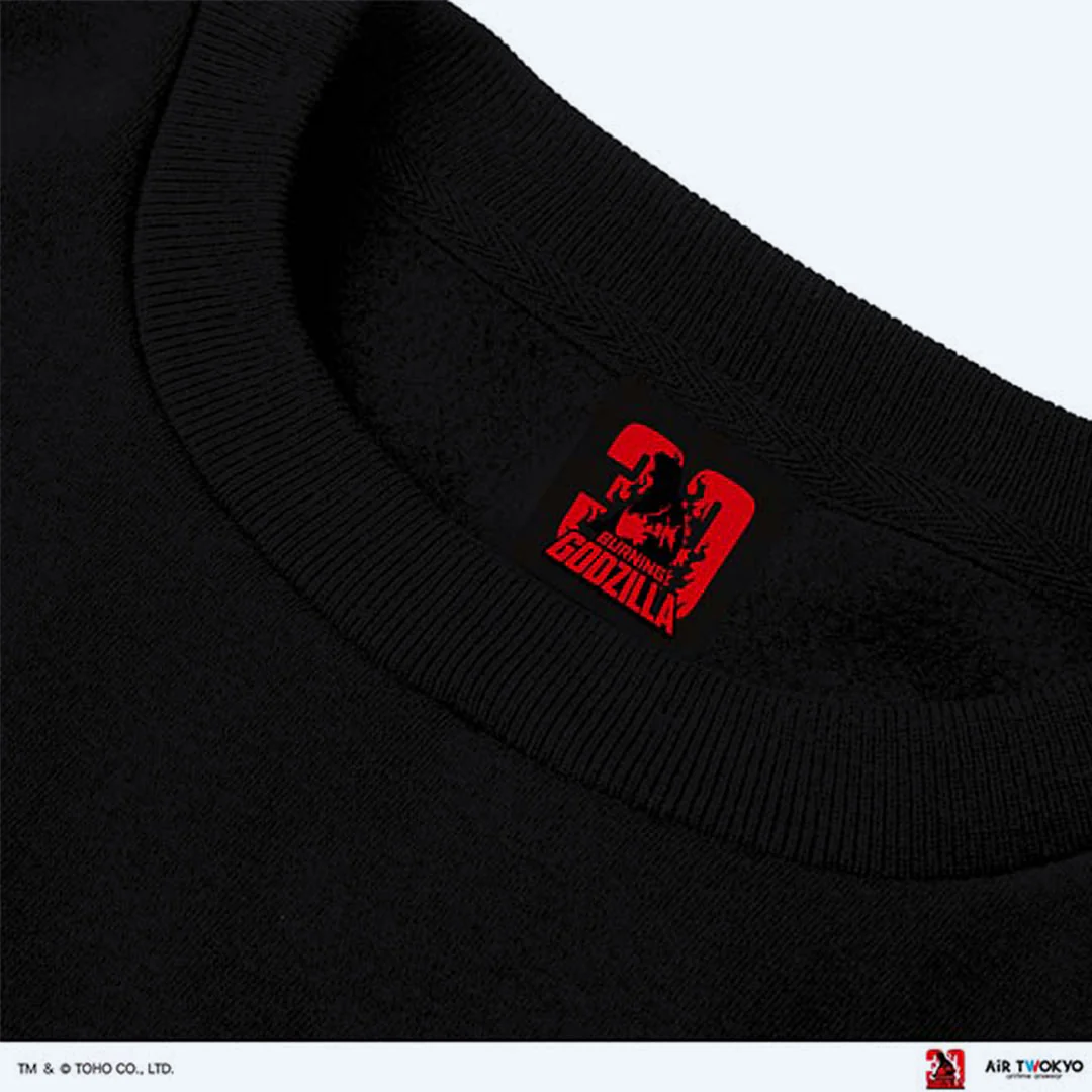 Godzilla vs. Destoroyah 30th Anniversary Scene Illustration Sweatshirt 2 (Burning Godzilla) - Image 3
