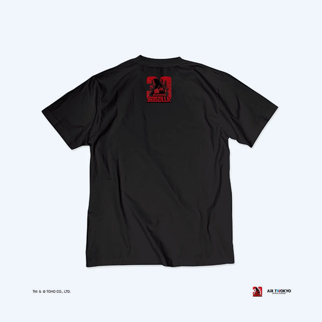 Godzilla vs. Destoroyah 30th Anniversary Scene Illustration T-Shirt 1 Black - Image 2