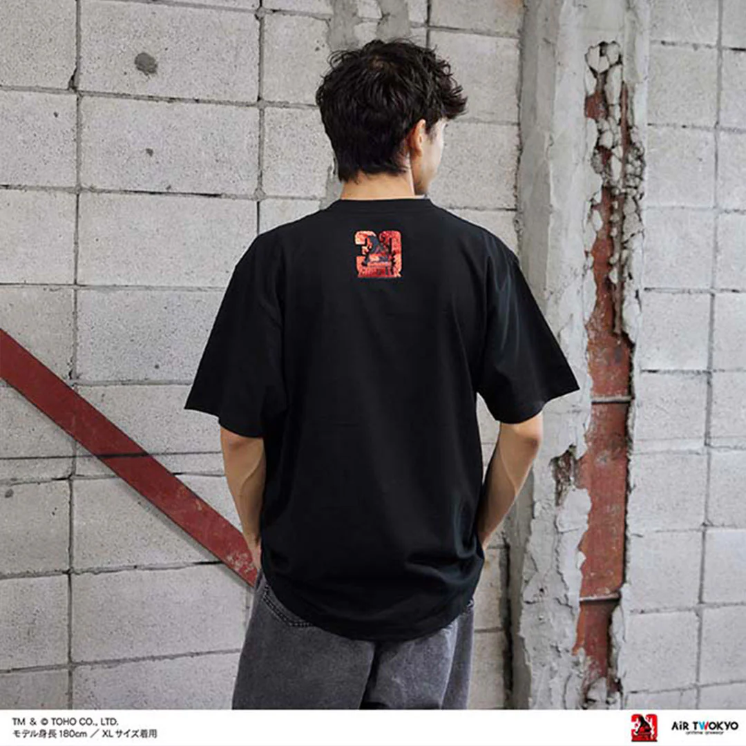 Godzilla vs. Destoroyah 30th Anniversary Scene Illustration T-Shirt 1 Black - Image 5