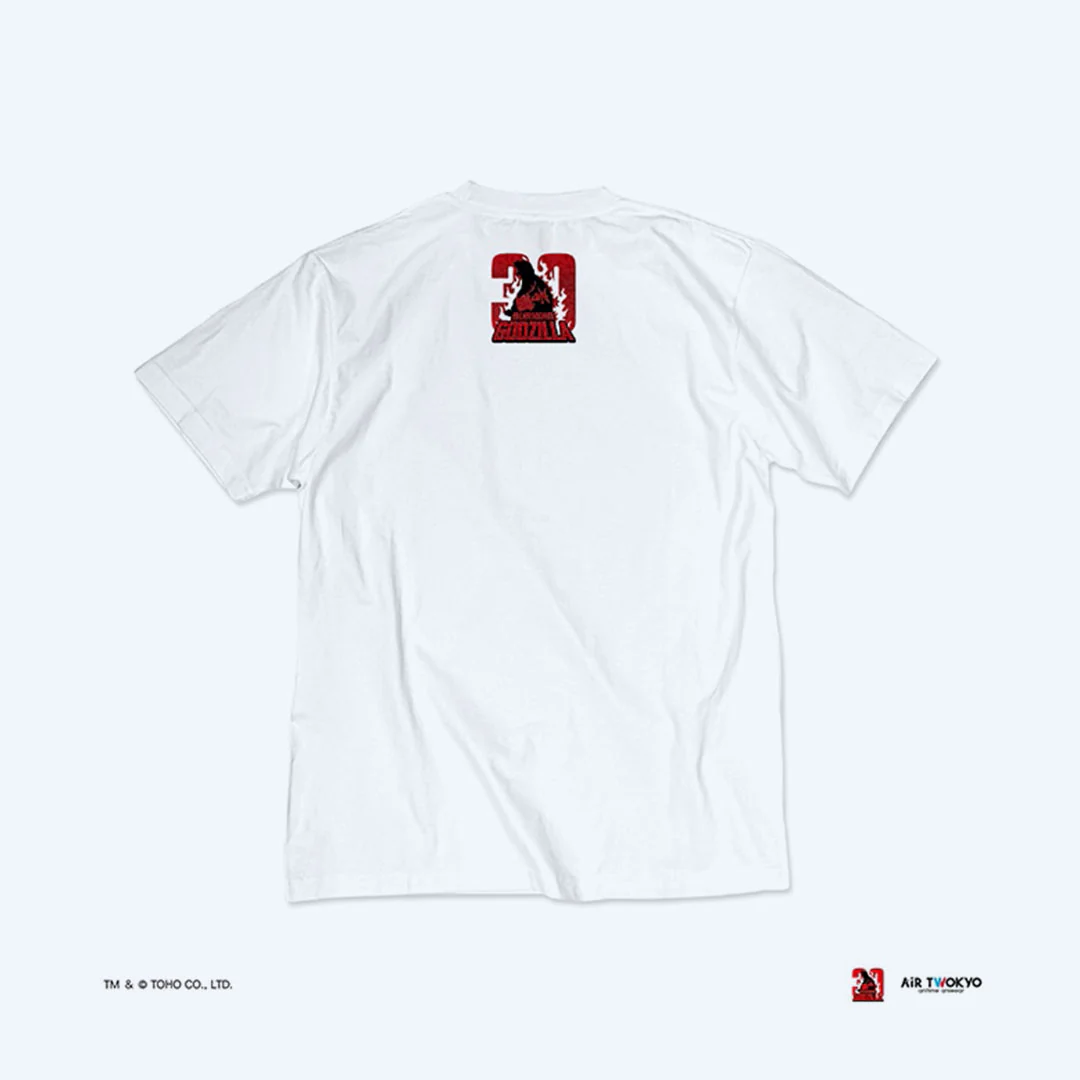 Godzilla vs. Destoroyah 30th Anniversary Scene Illustration T-Shirt 1 White - Image 2