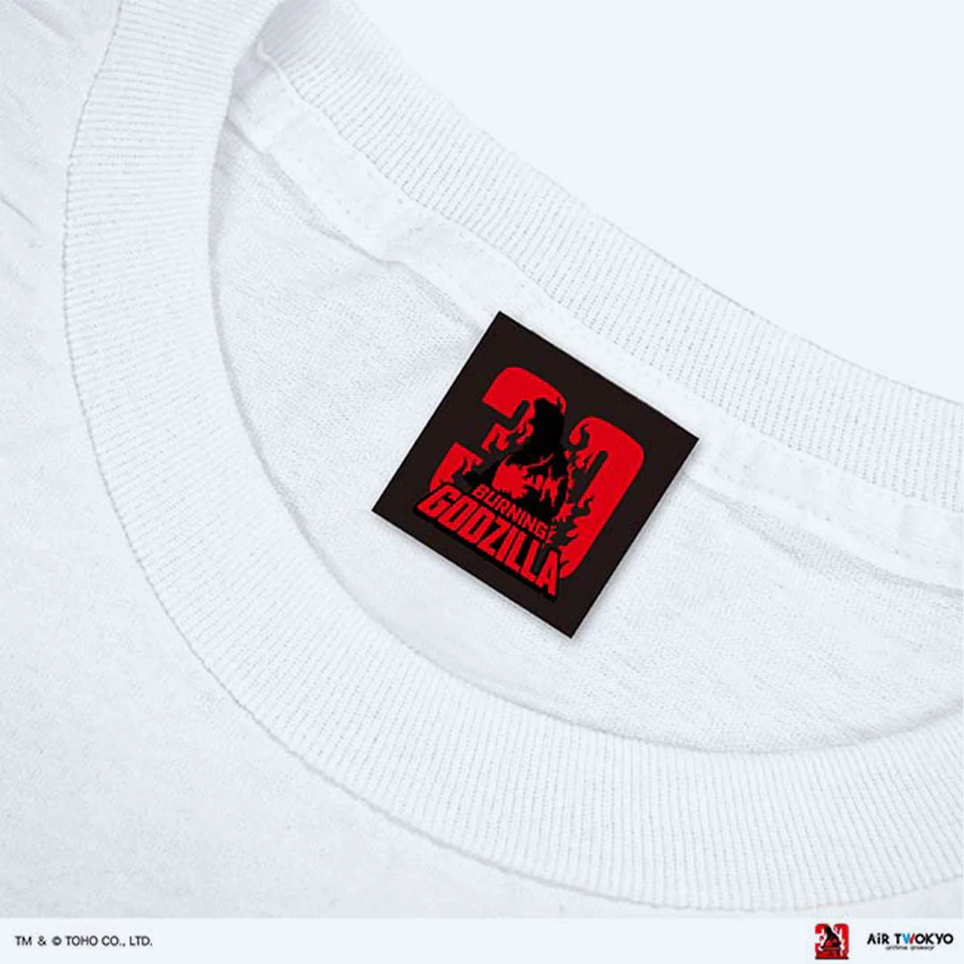 Godzilla vs. Destoroyah 30th Anniversary Scene Illustration T-Shirt 3 (Destoroyah (Flying Object)) White - Image 3