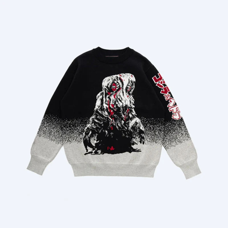 Godzilla vs. Hedorah Jacquard Knit Crewneck
