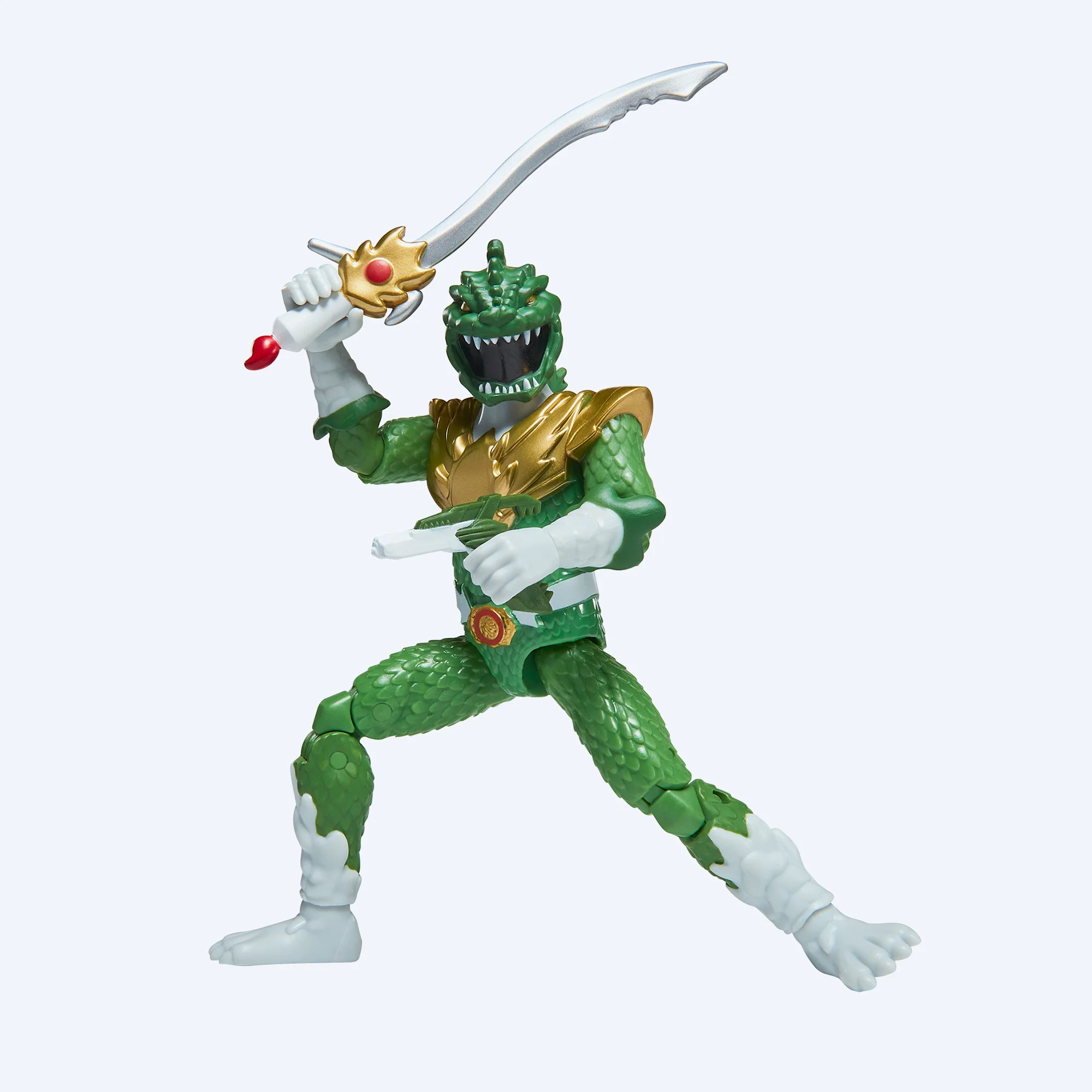 Godzilla vs Mighty Morphin Power Rangers Kaiju Ranger Green Godzilla Action Figure - Image 3