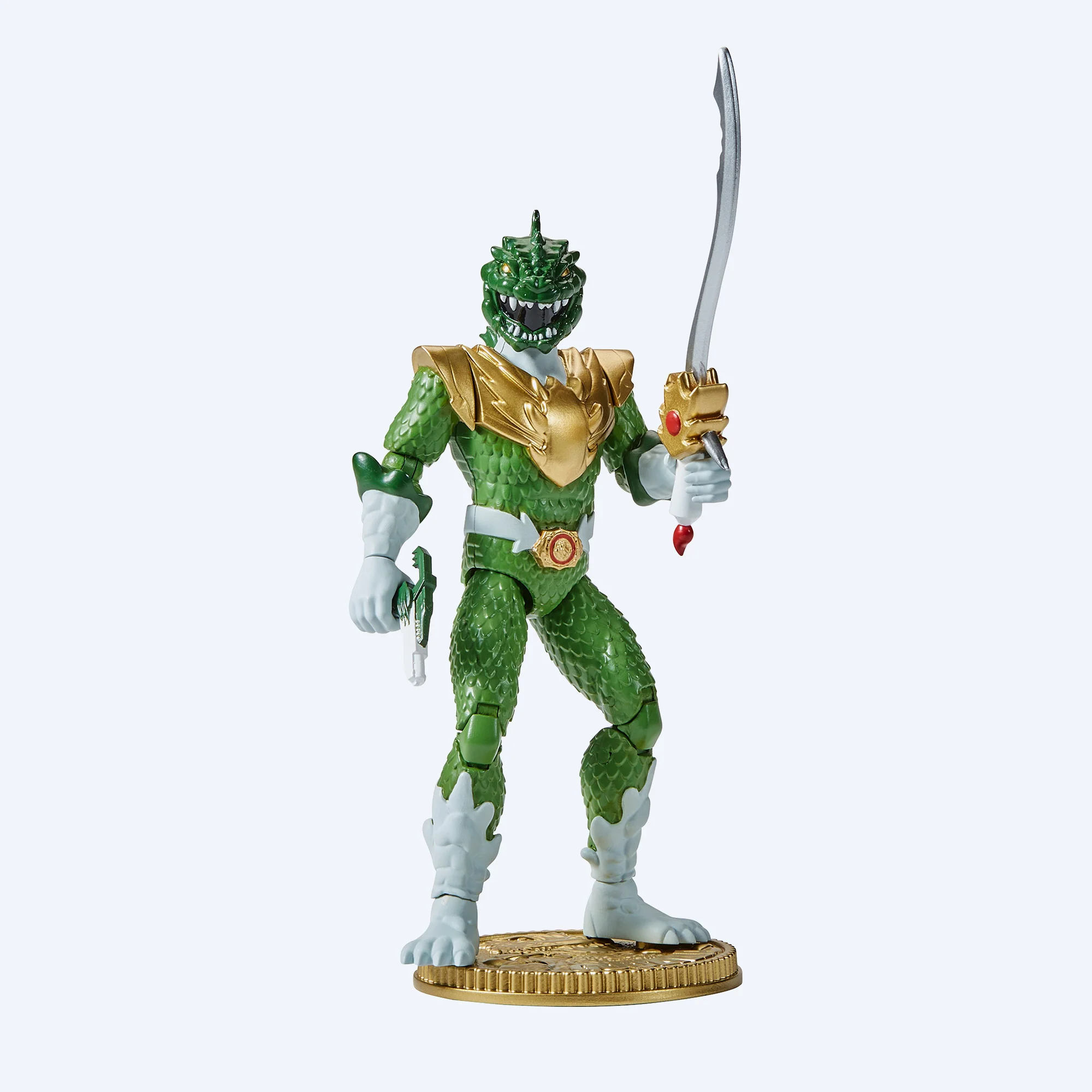 Godzilla vs Mighty Morphin Power Rangers Kaiju Ranger Green Godzilla Action Figure - Image 5