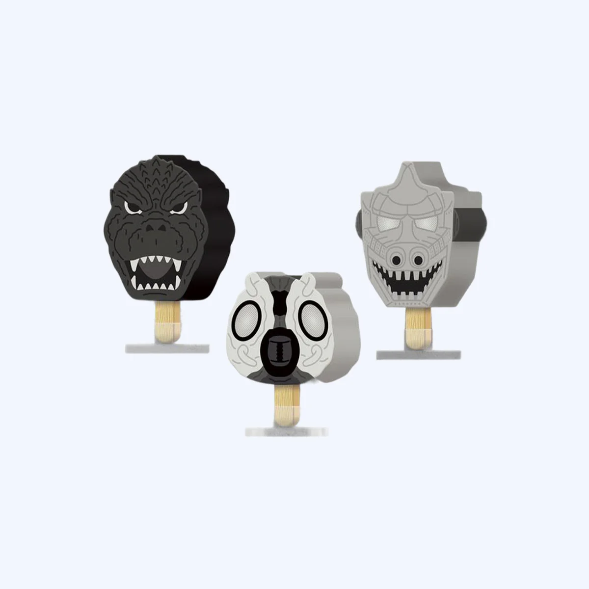 Godzilla x Frozen Culture Black and White Figure Set