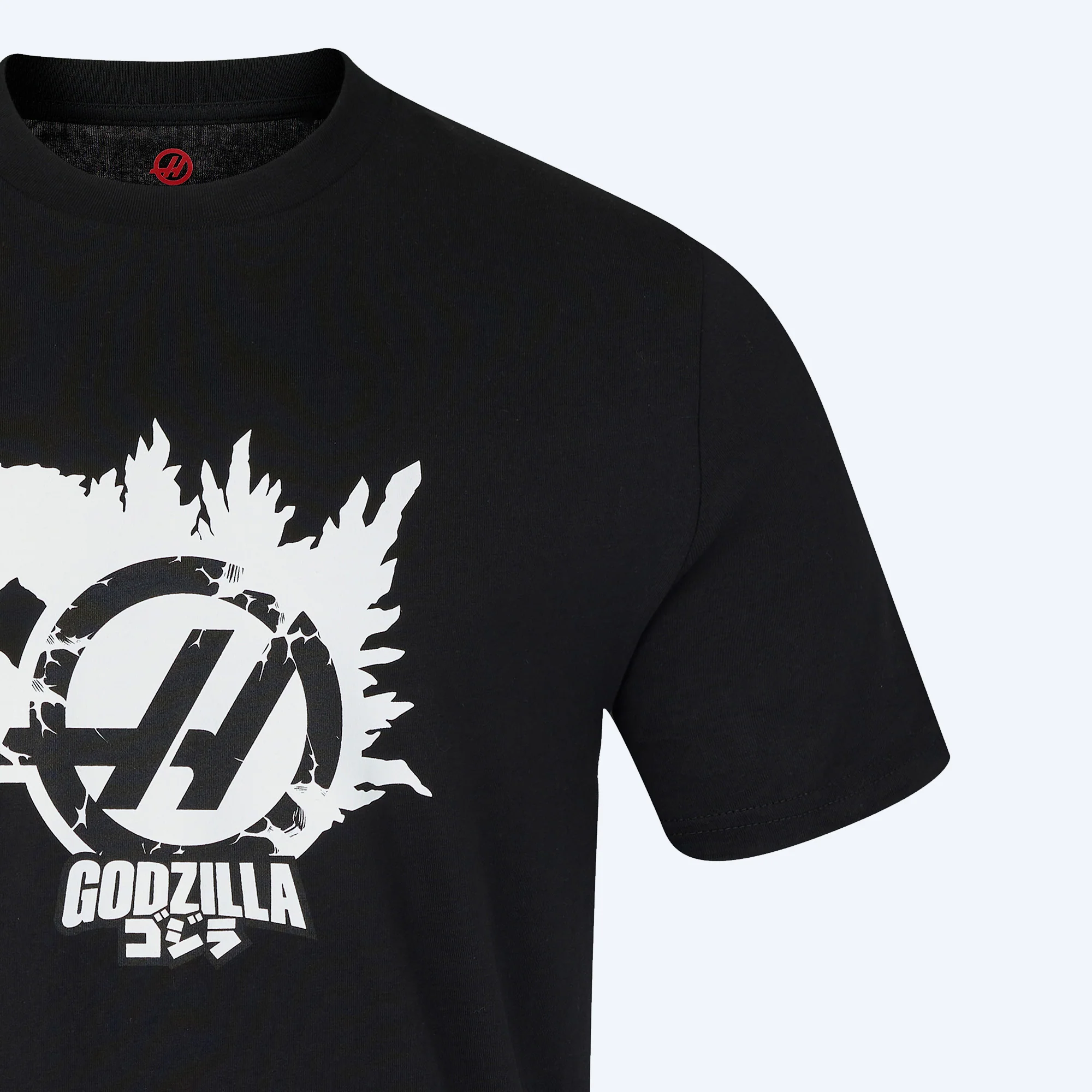 Godzilla x Haas Team Black T-Shirt - Image 4