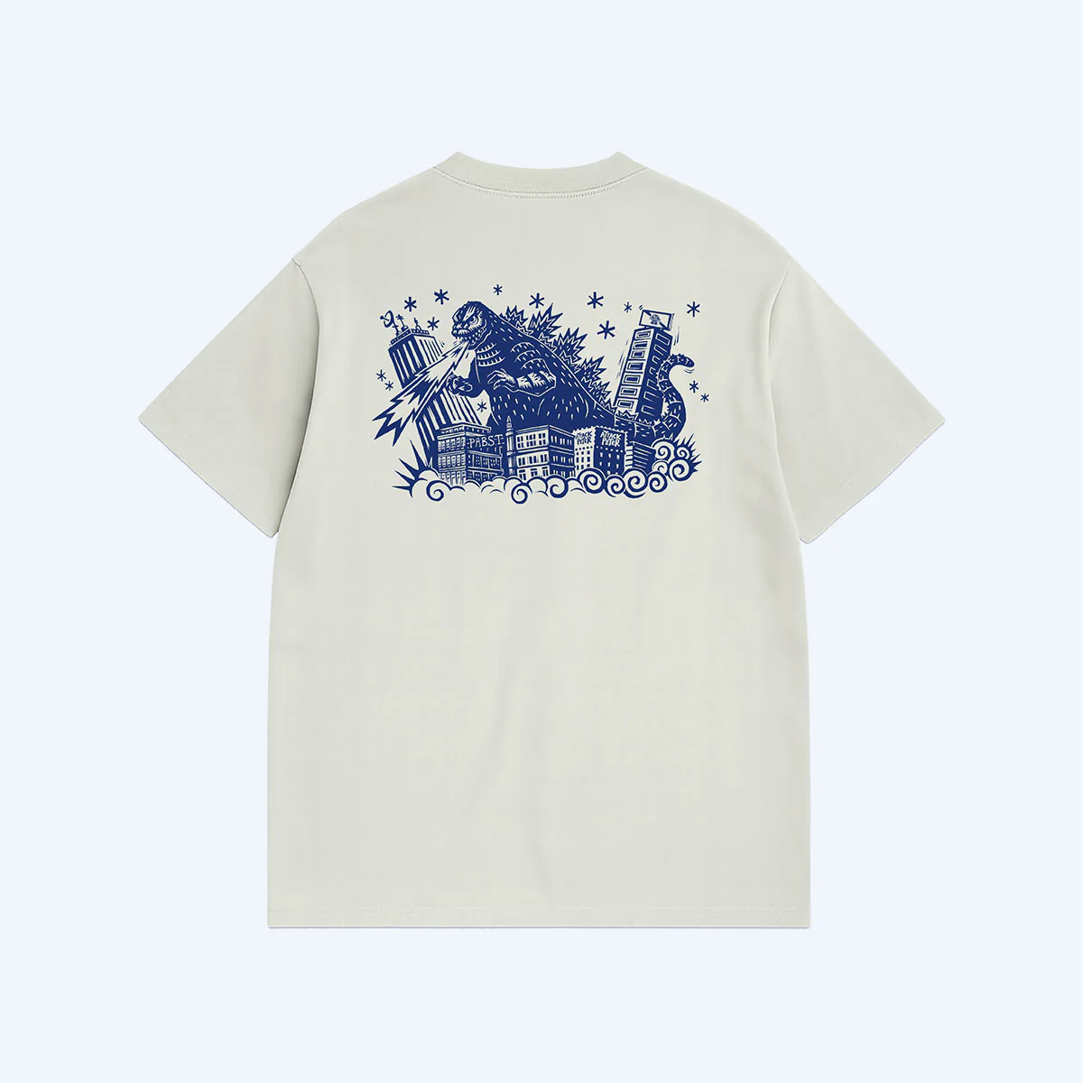 Godzilla X PBR Attack Peter Cream T-Shirt - Image 2