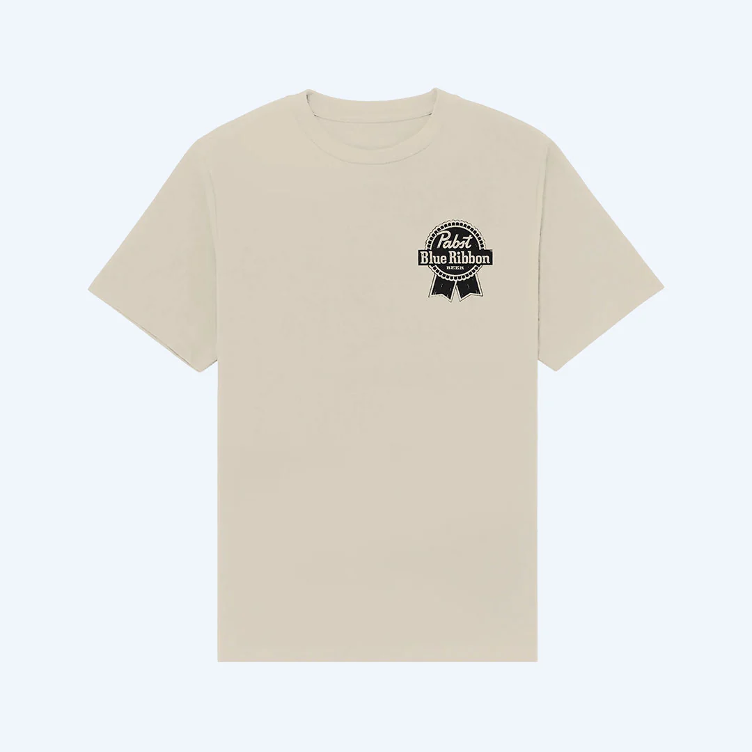 Godzilla x PBR x Attack Peter Natural Tee - Image 2