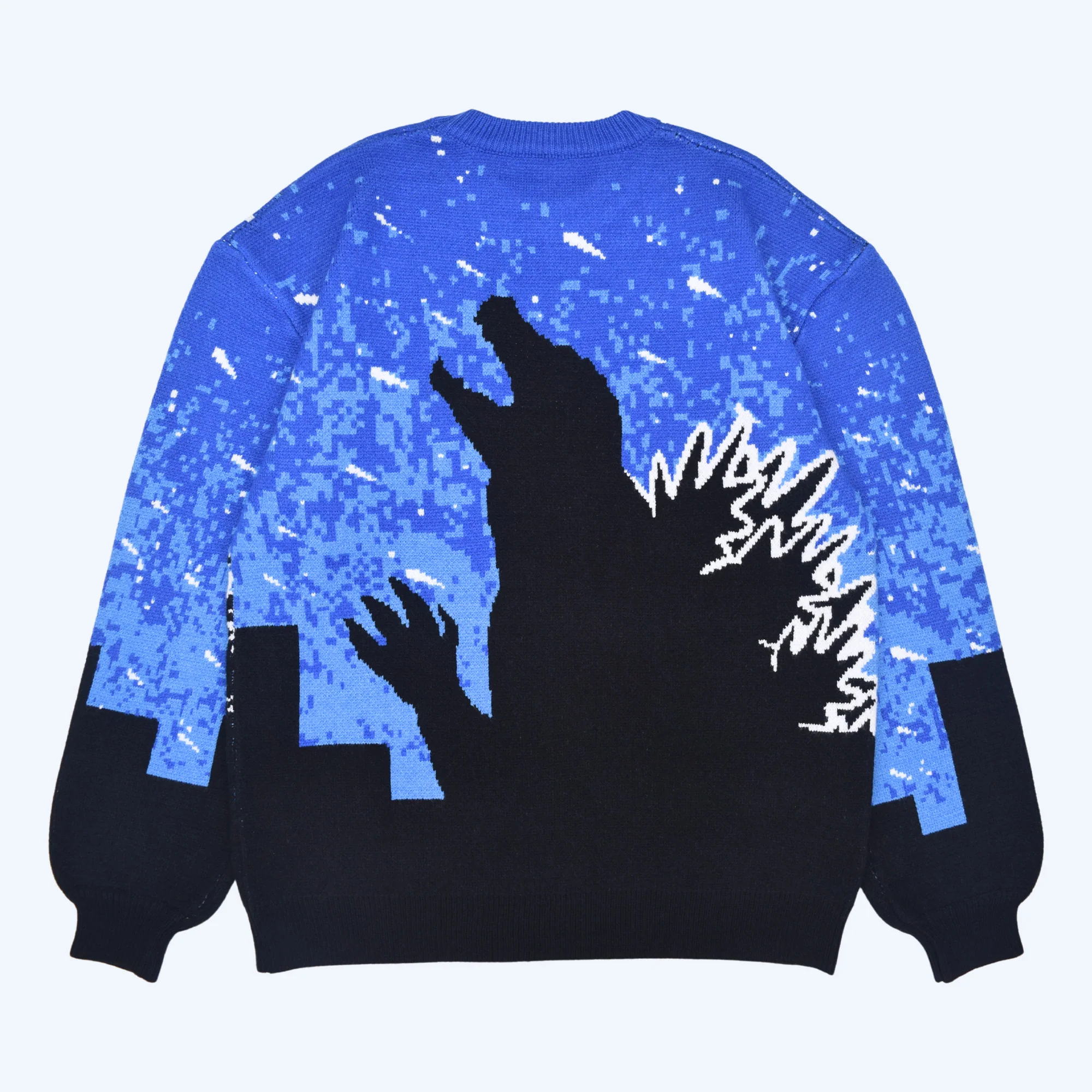 Godzilla x Steady Hands Godzilla Silhouette Pullover Sweater - Image 2