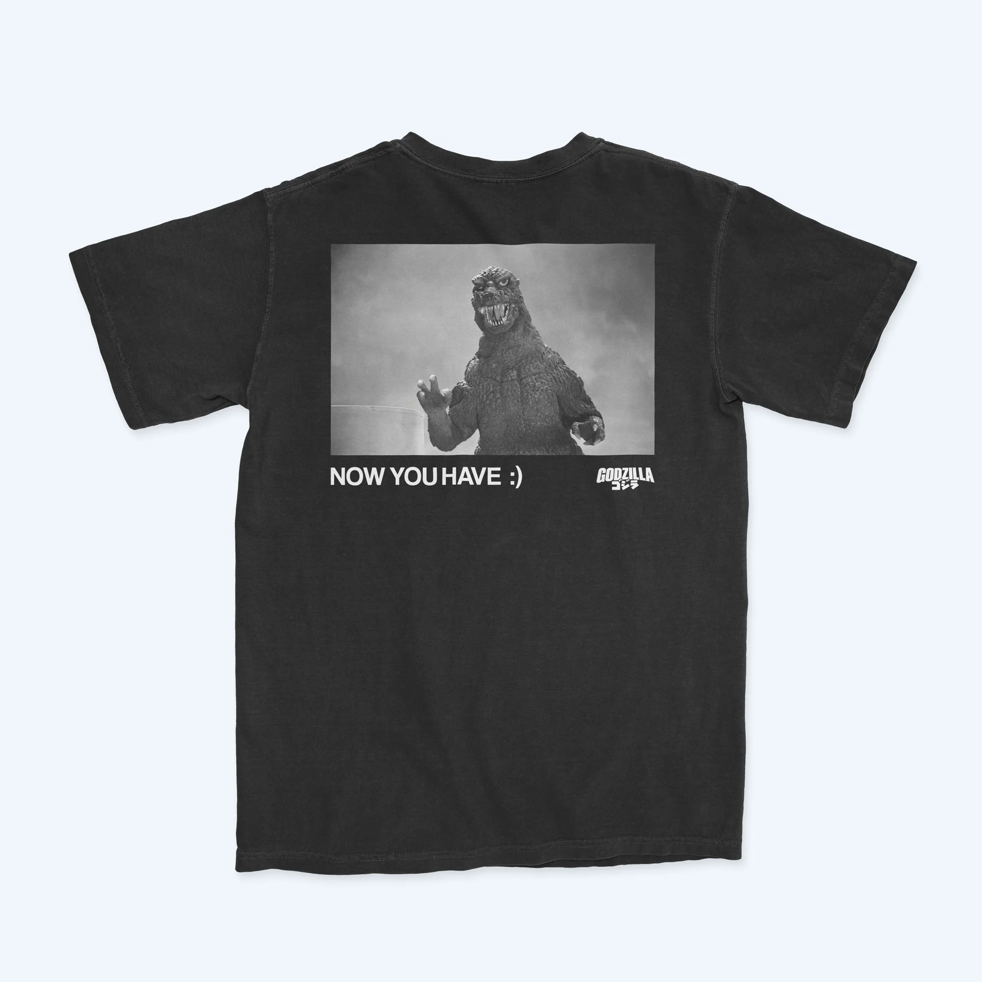 Have You Seen Godzilla Black T-Shirt - Image 2