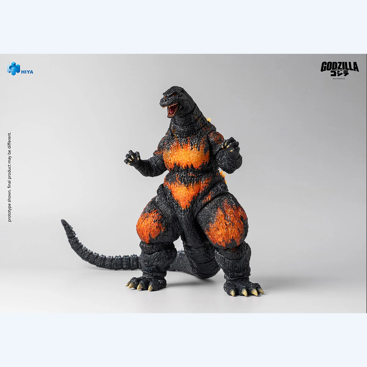 HIYA Exq Basic Ser Godzilla vs Destoroyah 1995 Burning Godzilla 7" Figure - Image 2