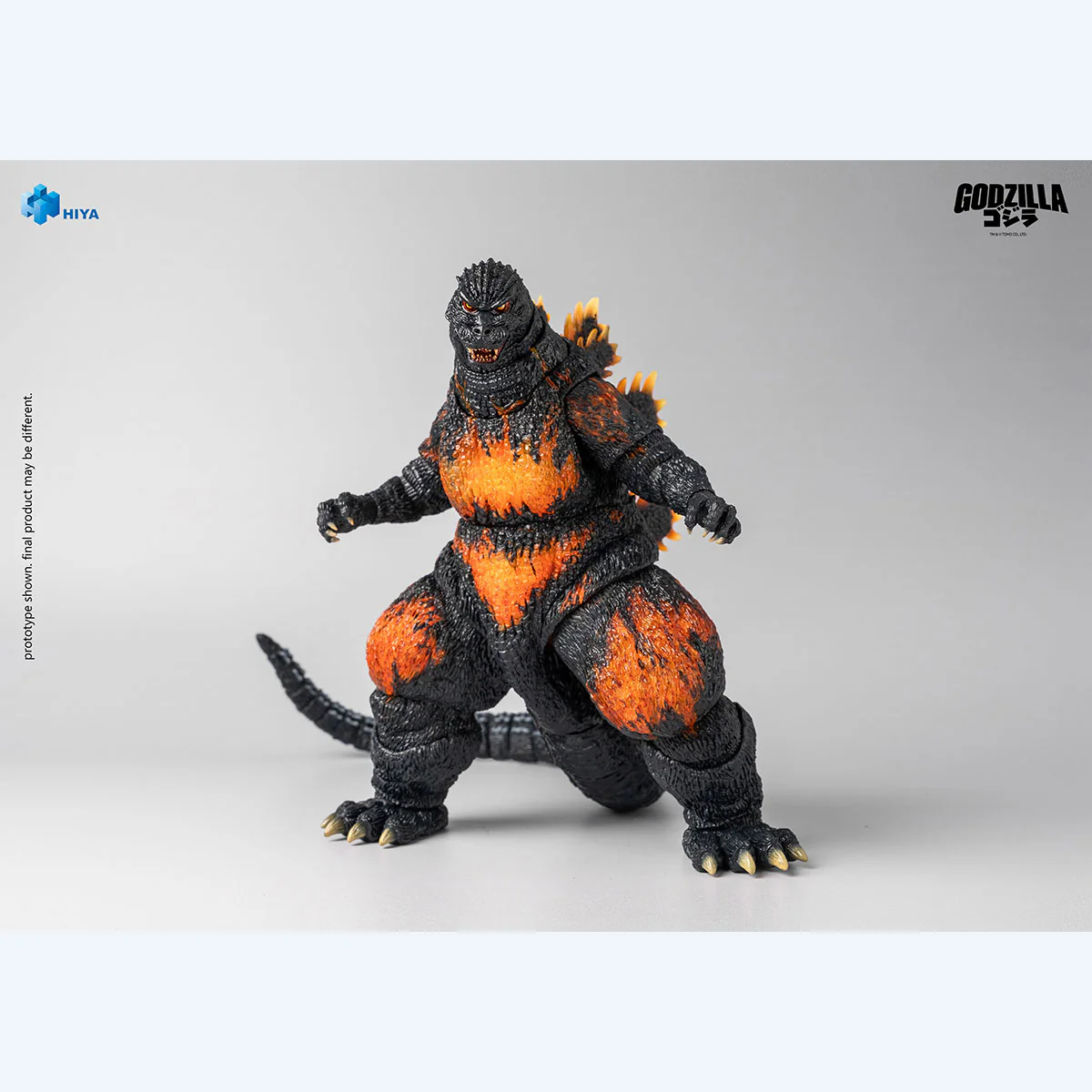 HIYA Exq Basic Ser Godzilla vs Destoroyah 1995 Burning Godzilla 7" Figure - Image 4