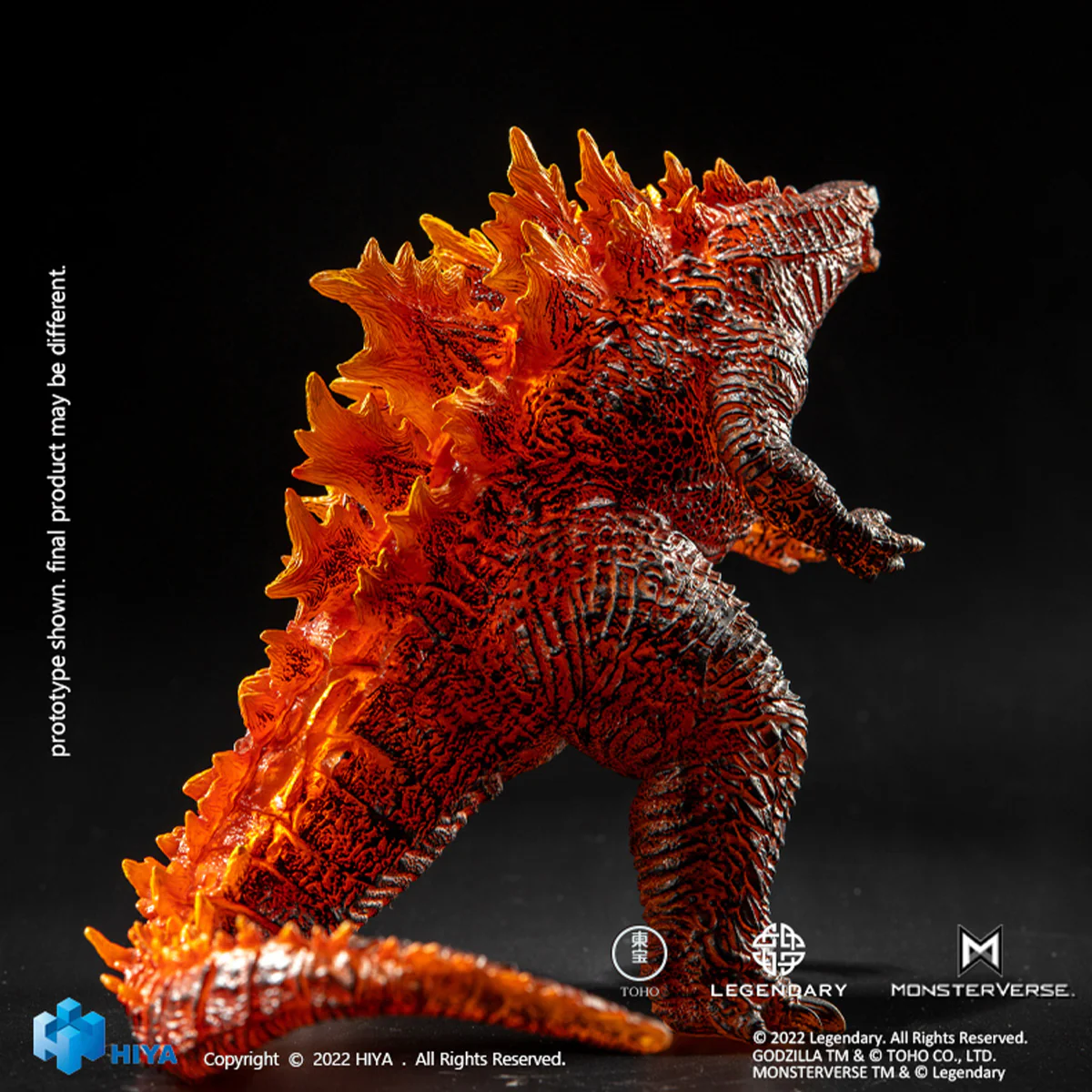 HIYA Godzilla: King of the Monsters Stylist Series "Burning" Godzilla (2019) Figure - Image 7