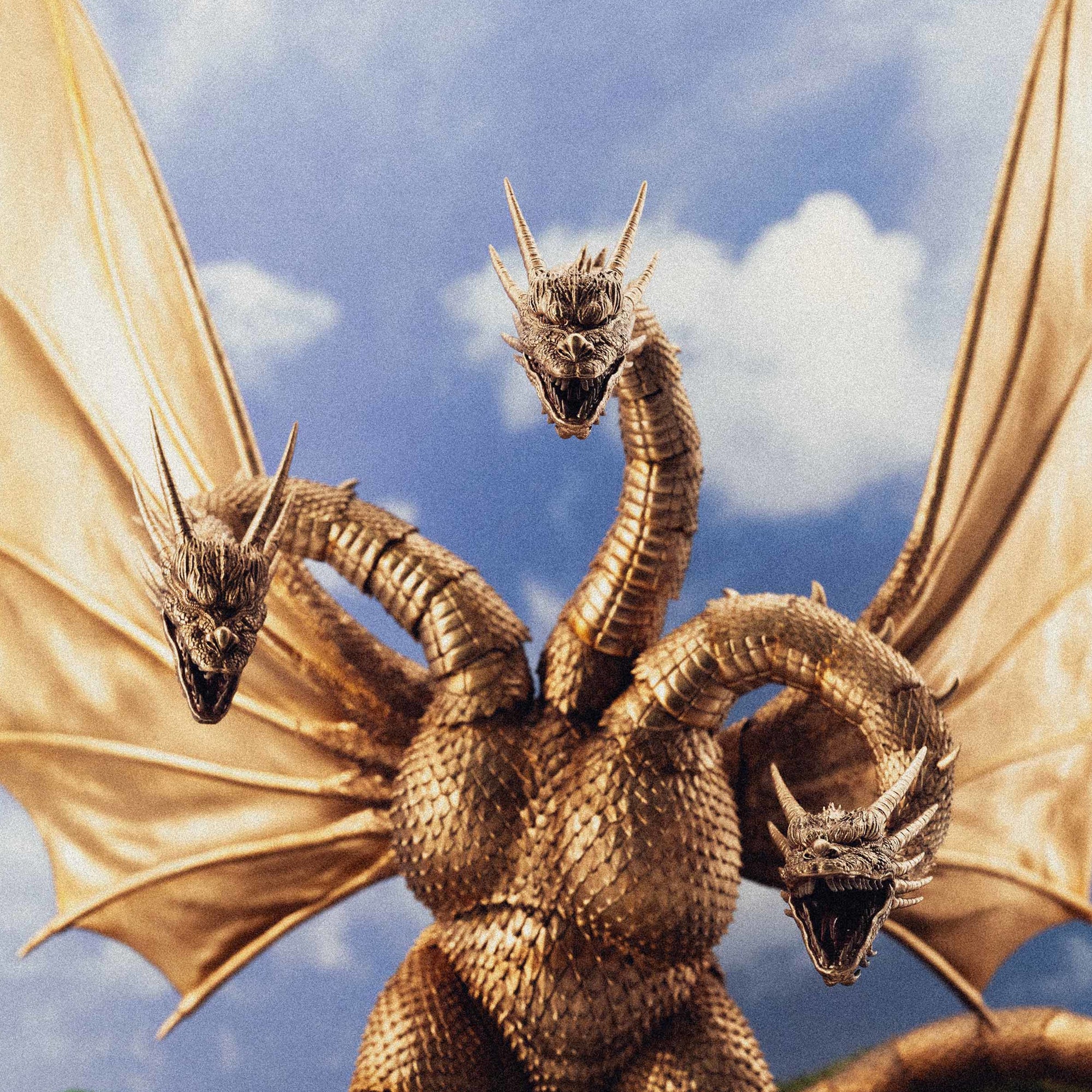 HIYA Exquisite Basic Godzilla (1991) King Ghidorah Figure - Image 5
