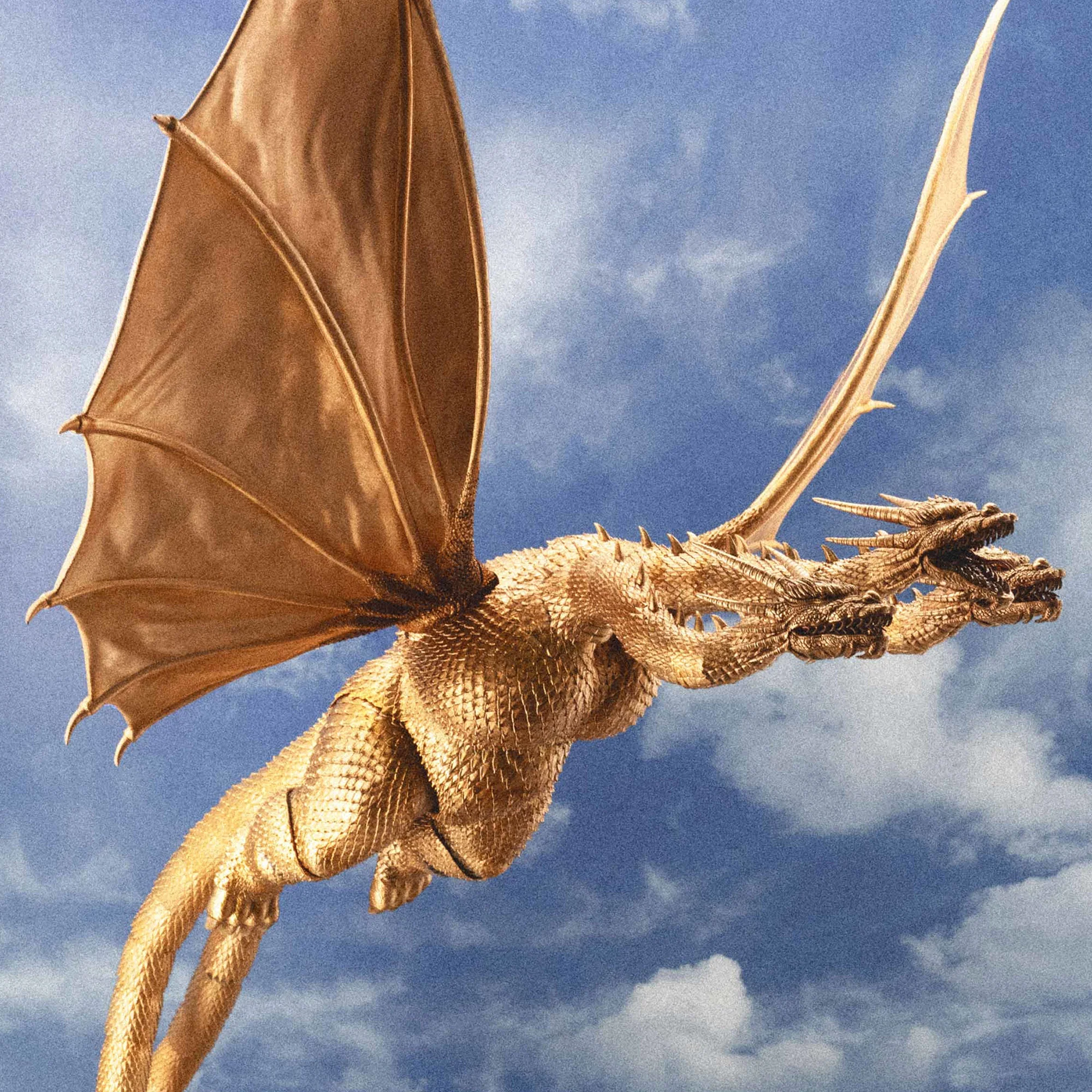 HIYA Exquisite Basic Godzilla (1991) King Ghidorah Figure - Image 7
