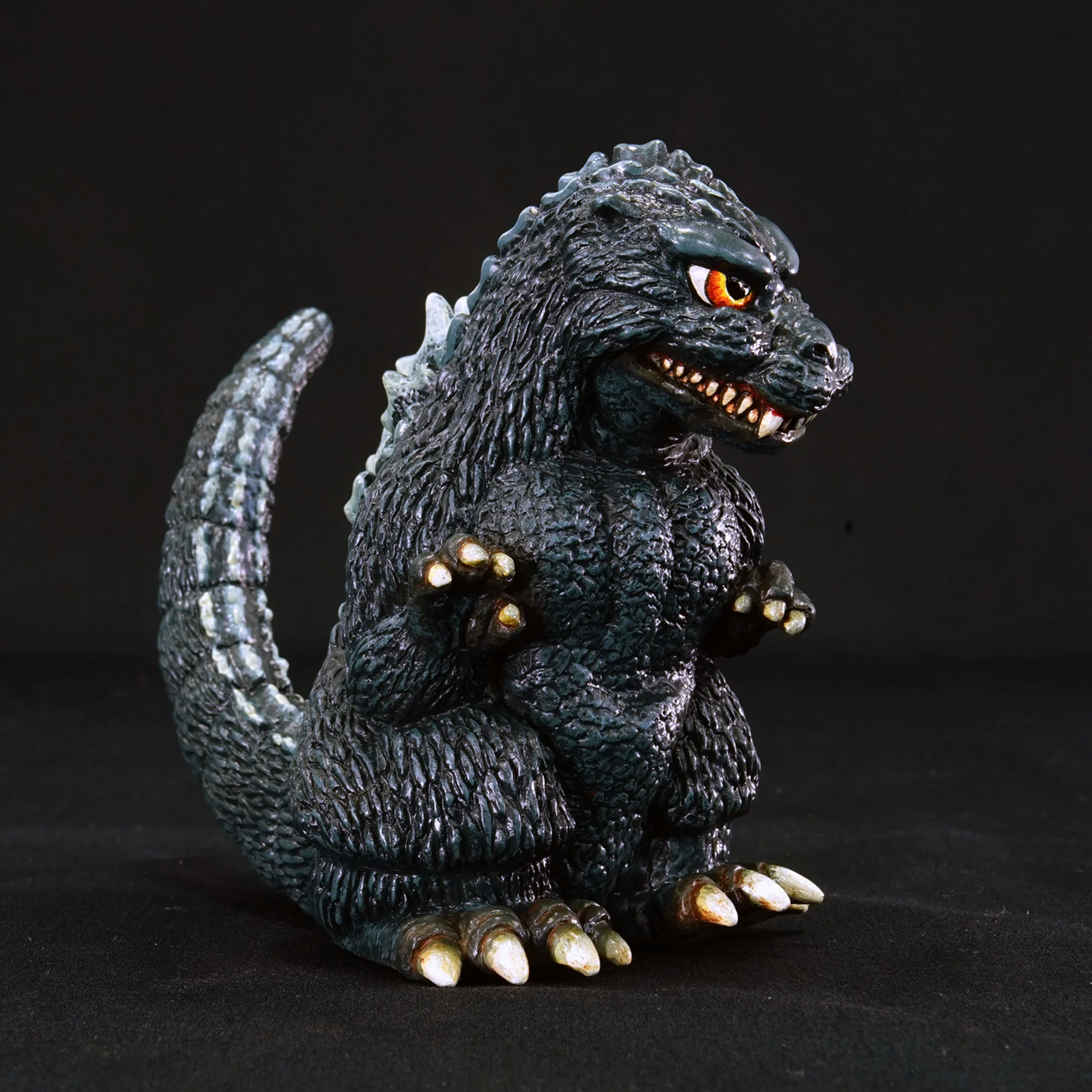 NANKOKU FACTORY "Godzilla vs. Mechagodzilla II" Mame Godzilla (1993) Mame Soft Vinyl Kit Reprint Edition - Image 4