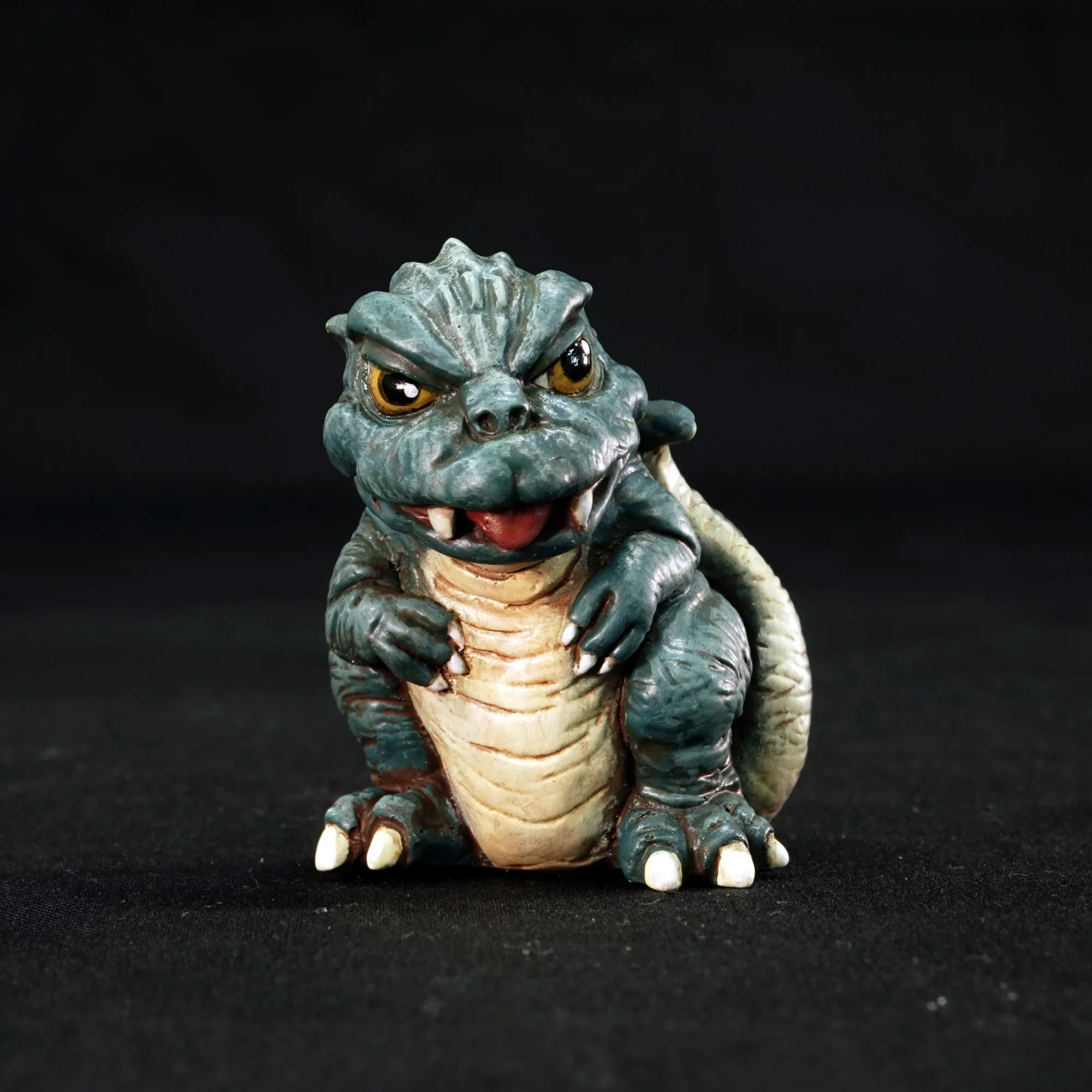 NANKOKU FACTORY "Godzilla vs. Mechagodzilla II" Mame Godzilla (1993) Mame Soft Vinyl Kit Reprint Edition - Image 7