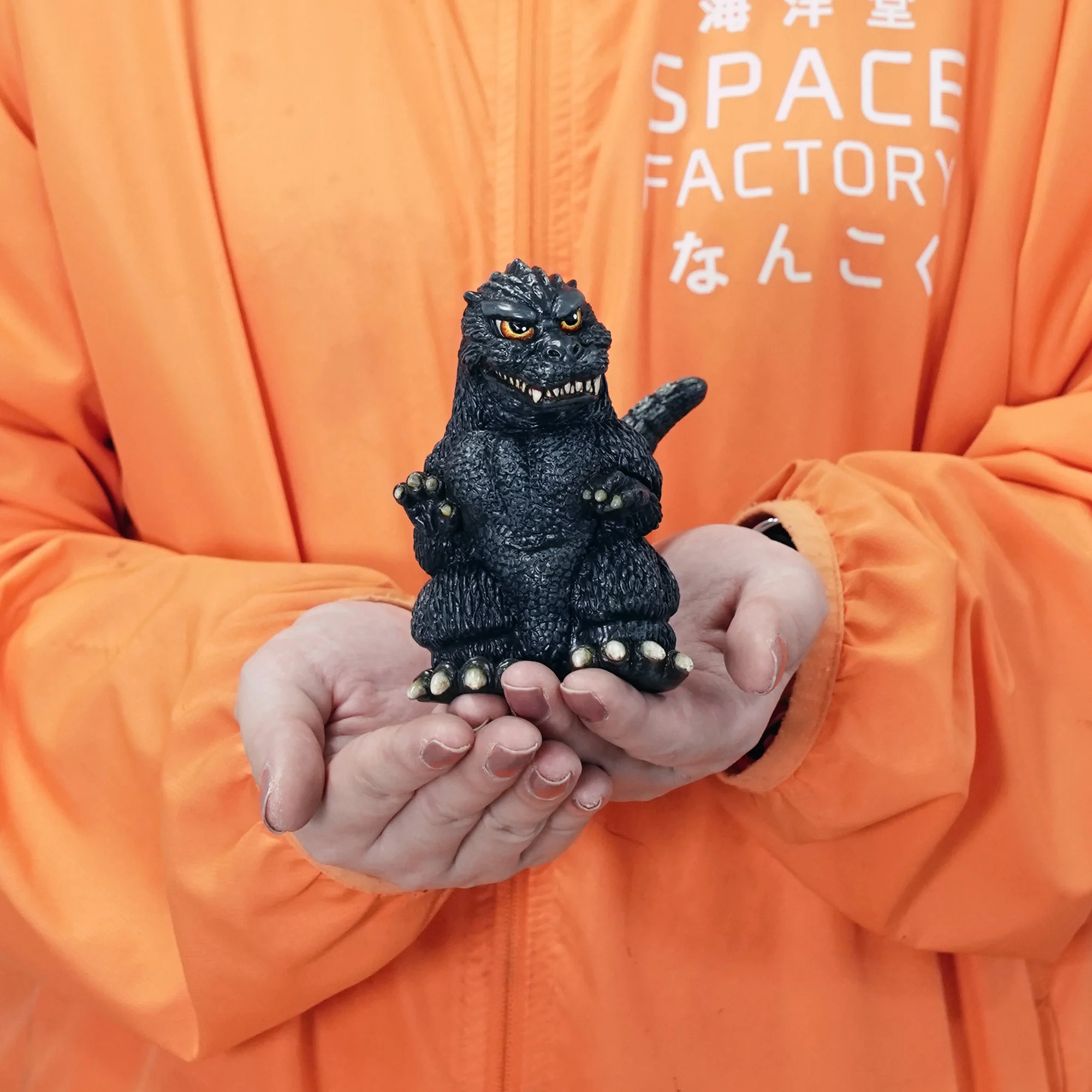NANKOKU FACTORY "Godzilla vs. Mechagodzilla II" Mame Godzilla (1993) Mame Soft Vinyl Kit Reprint Edition - Image 9
