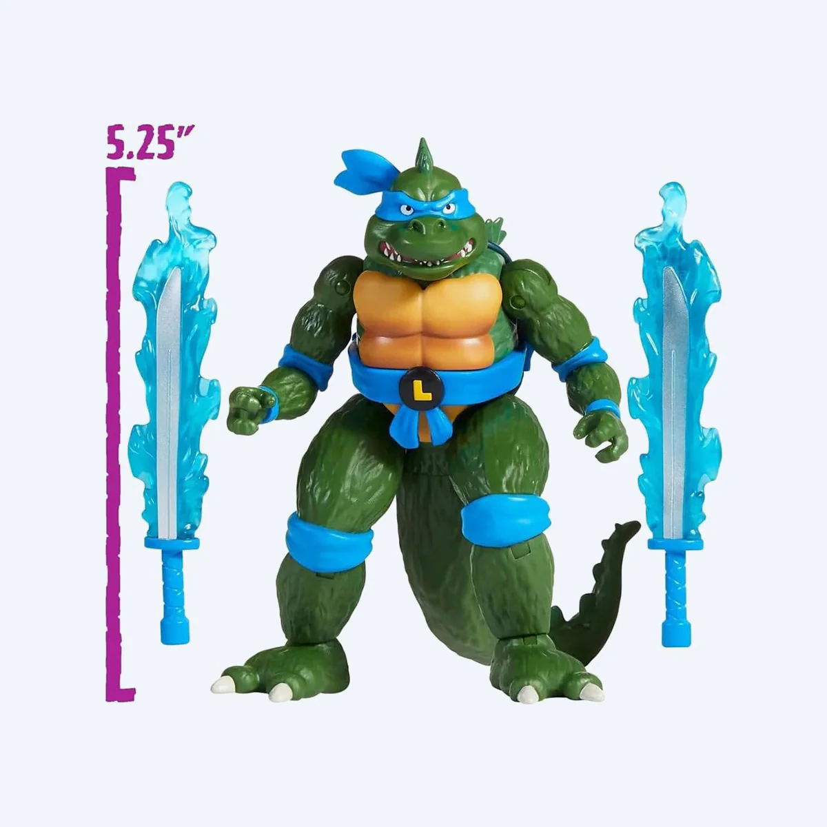 Teenage Mutant Ninja Turtles & Godzilla Cross-over:  Leonardo x Godzilla Figure - Image 3