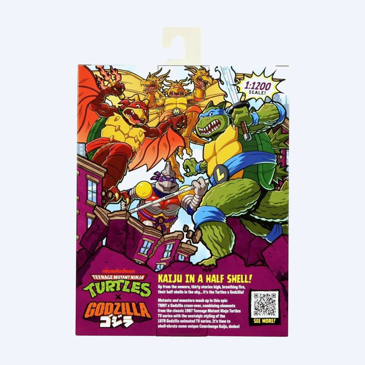 Teenage Mutant Ninja Turtles & Godzilla Cross-over:  Leonardo x Godzilla Figure - Image 6