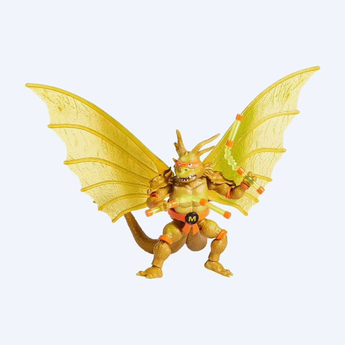 Teenage Mutant Ninja Turtles & Godzilla Cross-over: Michelangelo x King Ghidorah Figure